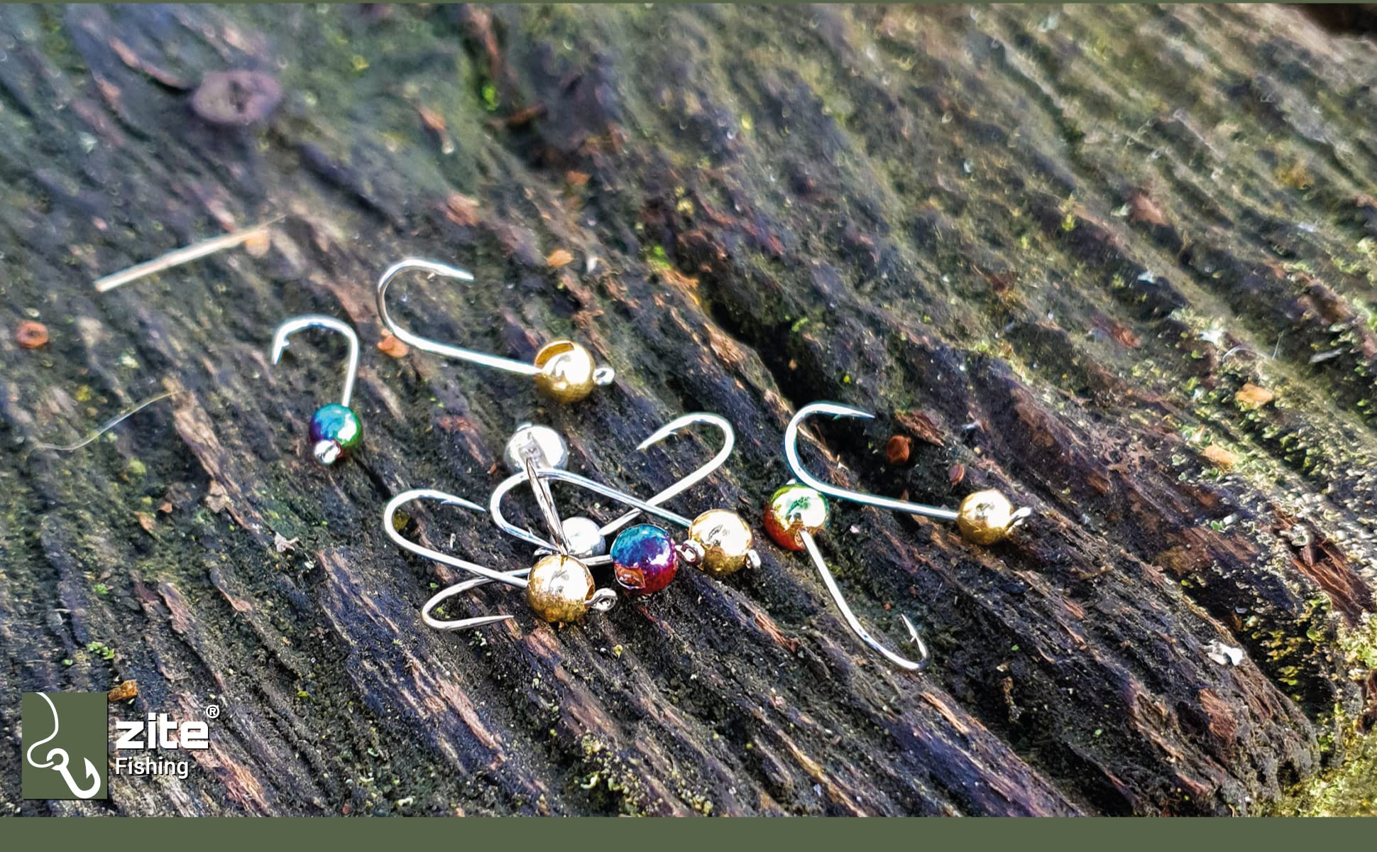 Zite Fishing - Set di micro perle di tungsteno, con ganci per trota, con testa di tungsteno, 0,3 – 1,2 g, 27 pezzi in scatola