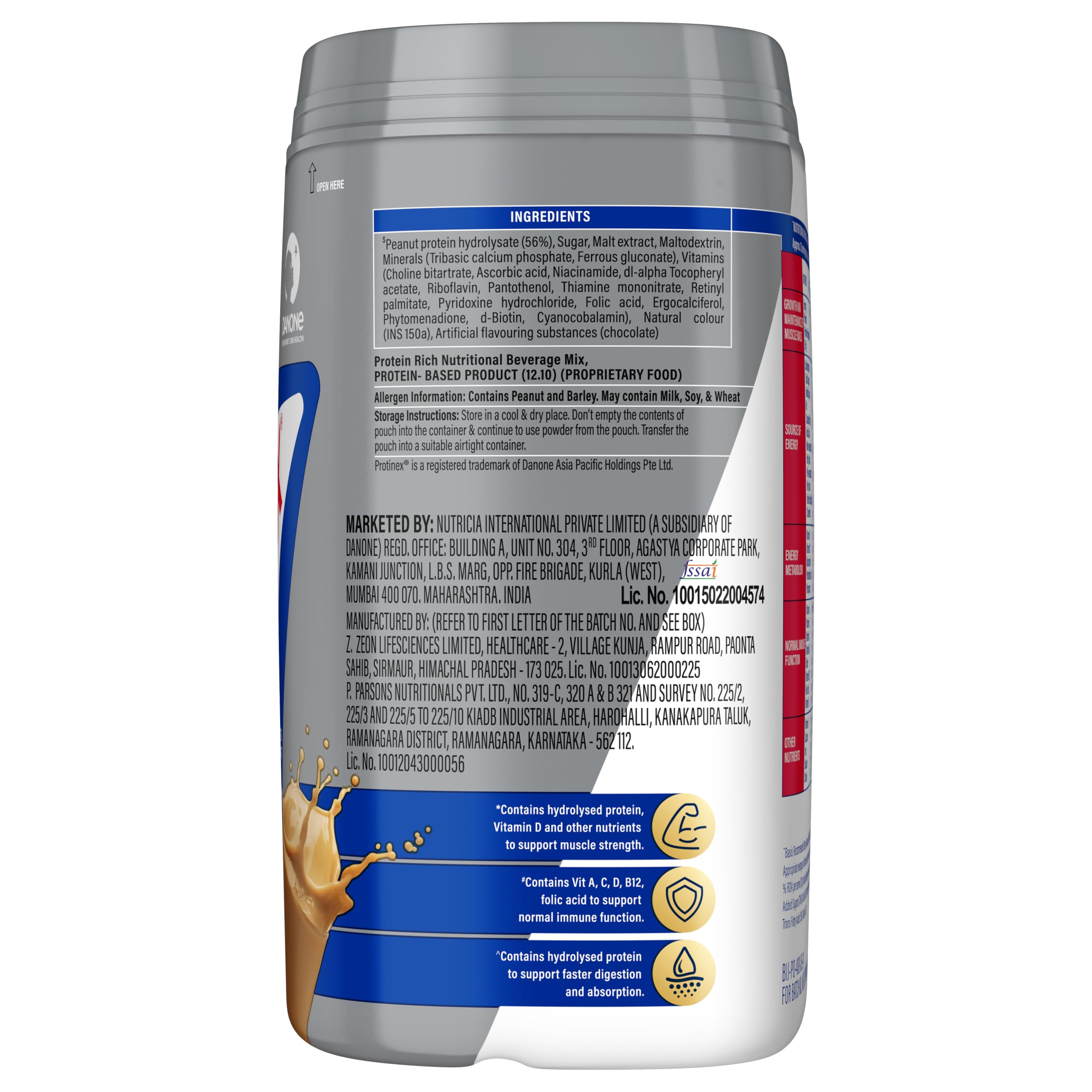 Protinex Nutritional Protein Rich Mix For Adults-(Original, 400 Gms, Jar) With Vital Nutrients To Support Faster Absorbation & Immunity Powder 3