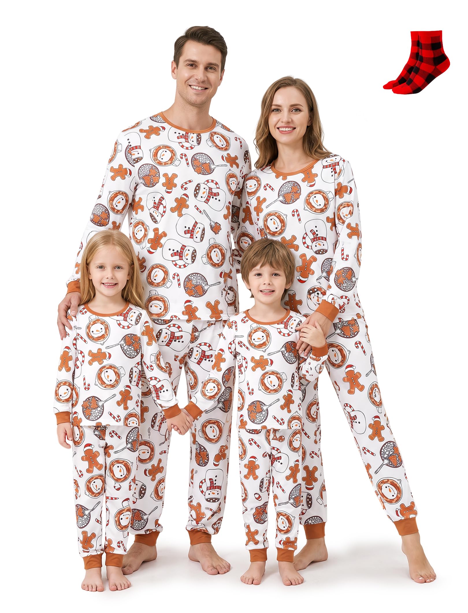 PATPAT Family Christmas Pajamas Matching Sets : Holiday Sleepwear Xmas PJS