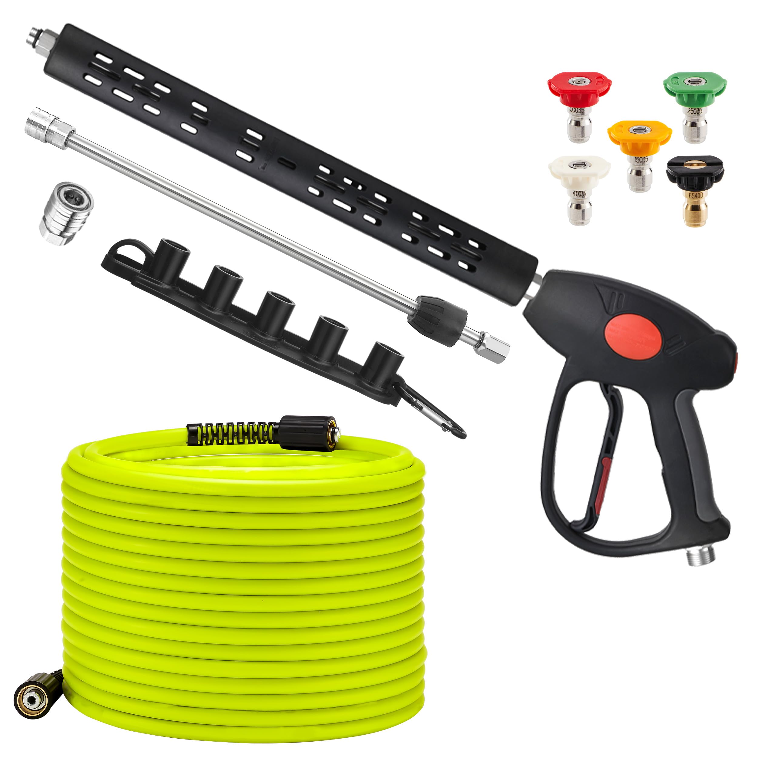M MINGLE Pressure Washer Hose and Gun Kit