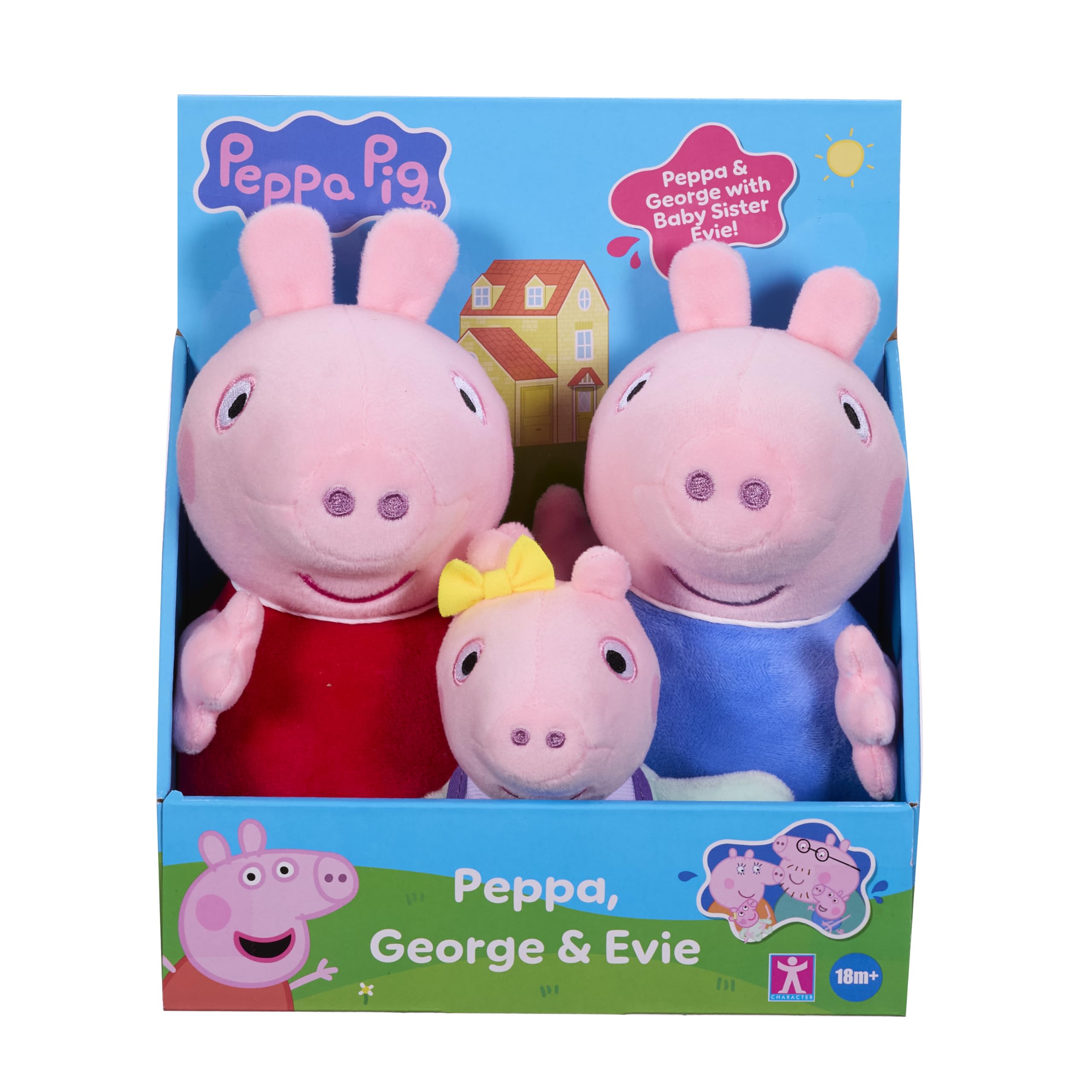 Peppa Pig Peppa, George and Evie 3-Pack DAMAGED PACKAGING Lot 5