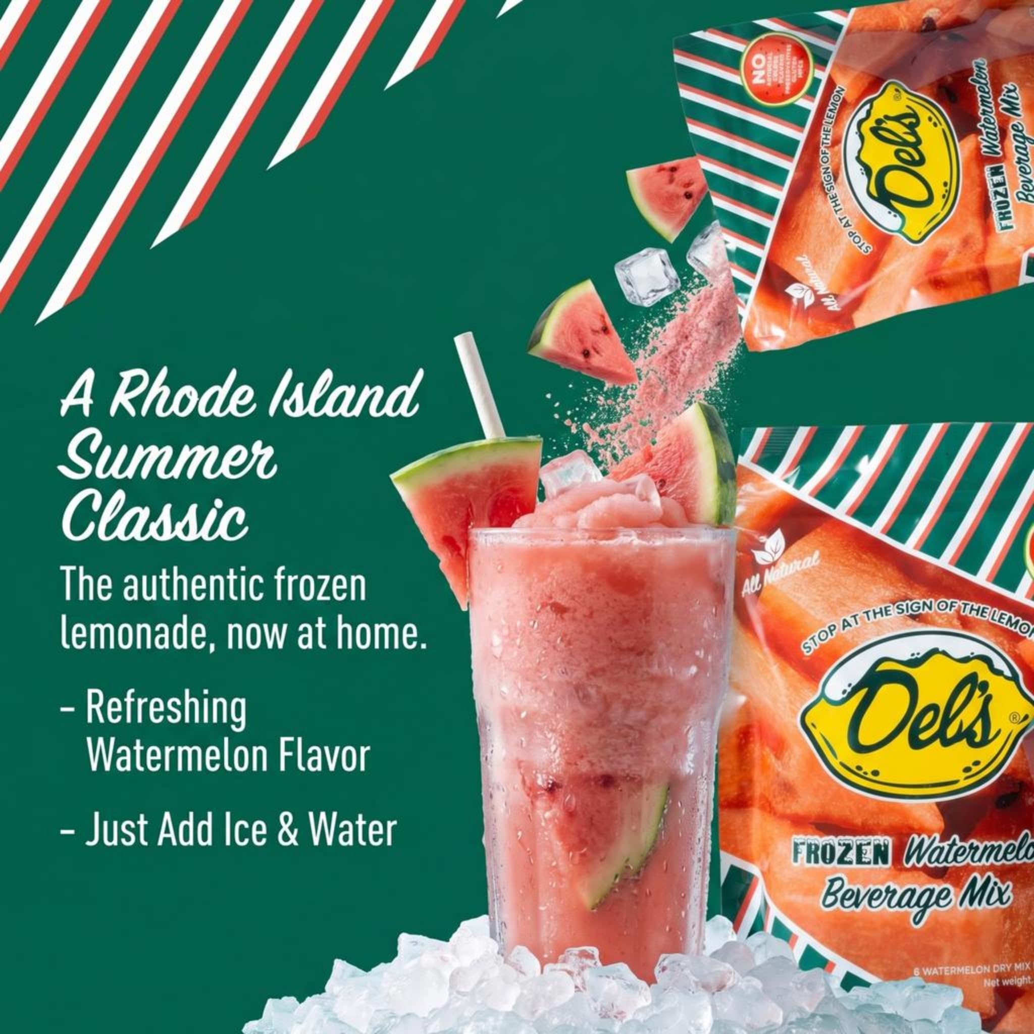 Amazon.com : Del's Lemonade (WATERMELON 8 PACK DRY MIX) gift set