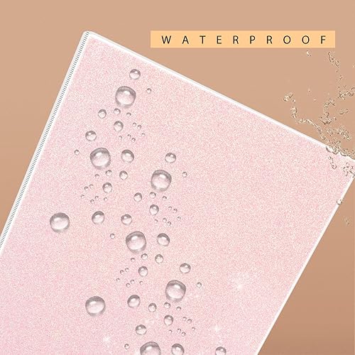 Miniatura 10 de NatureTouch Carpeta organizadora de 3 anillos con purpurina de 1 pulgada (10.5 x 11.5 pulgadas) con capacidad para 300 páginas de 8.5 x 11 pulgadas,