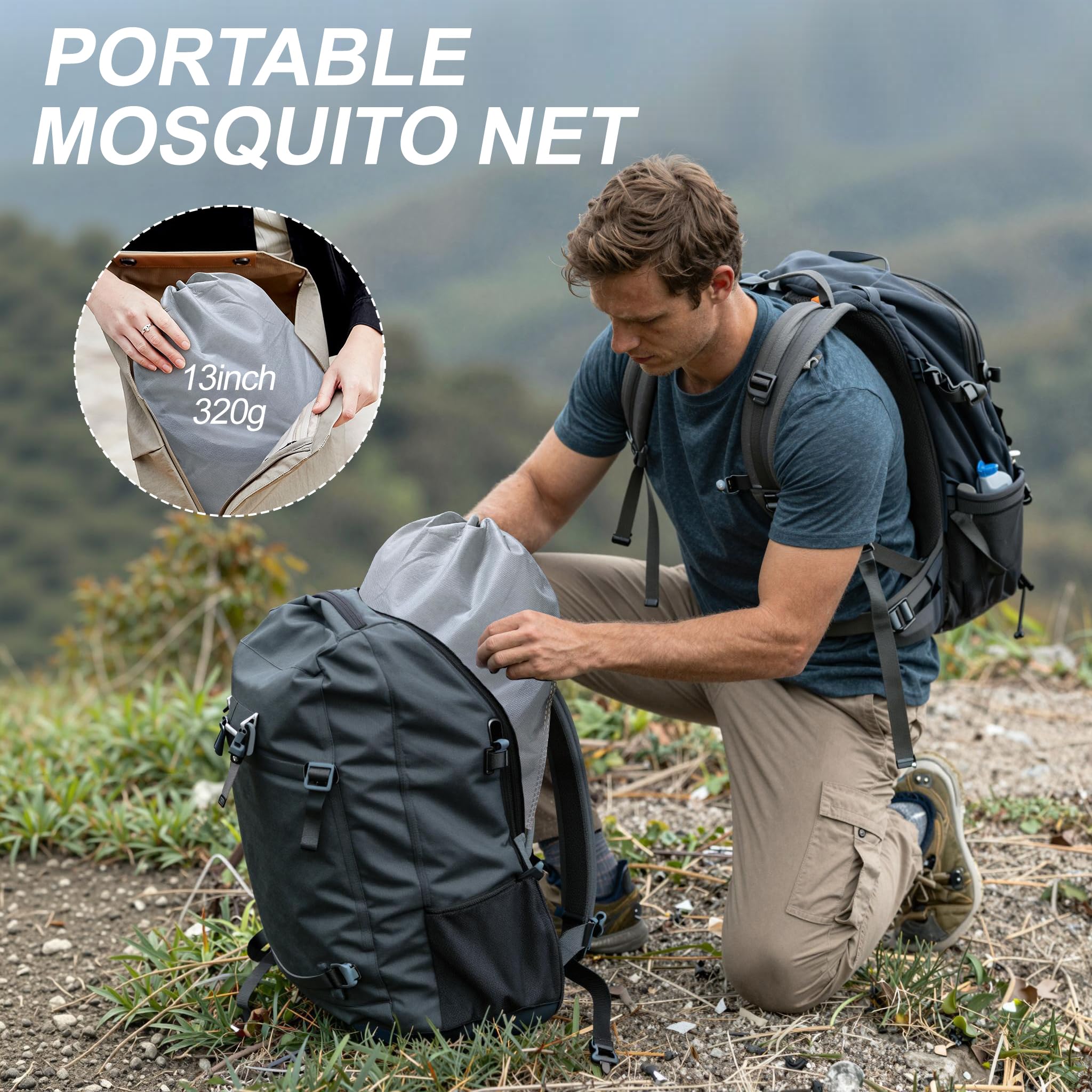 YADODO Moskitonetz Bett Reise Faltbar Pop up Mückennetz Bett 90X 200x 60cm Mücken Mosquito Netz Bett Reise Moskitozelt Mückenzelt Outdoor Camping Moskitonetz Zelt mit Boden für Bett Camping