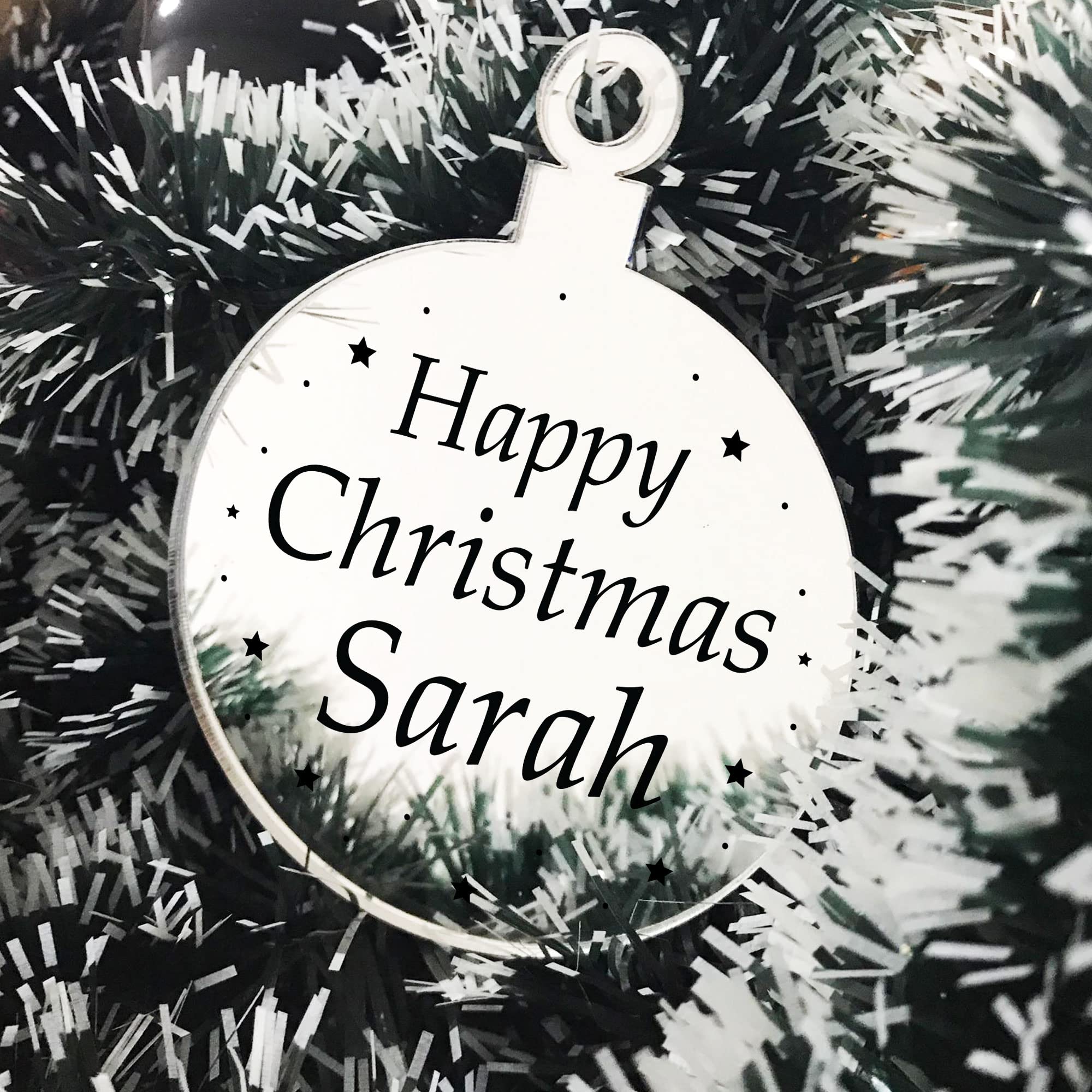 Personalised For Friend Best Friend Dad Mum Nan Grandad Bauble
