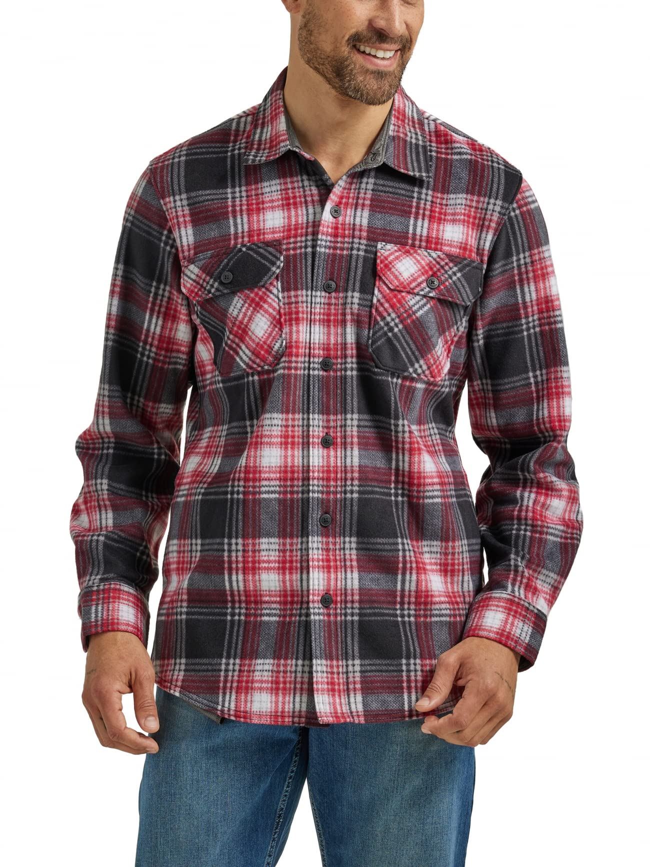 Fleece Shirt Wrangler Authentics Flannel Wrangler Authentics Men's