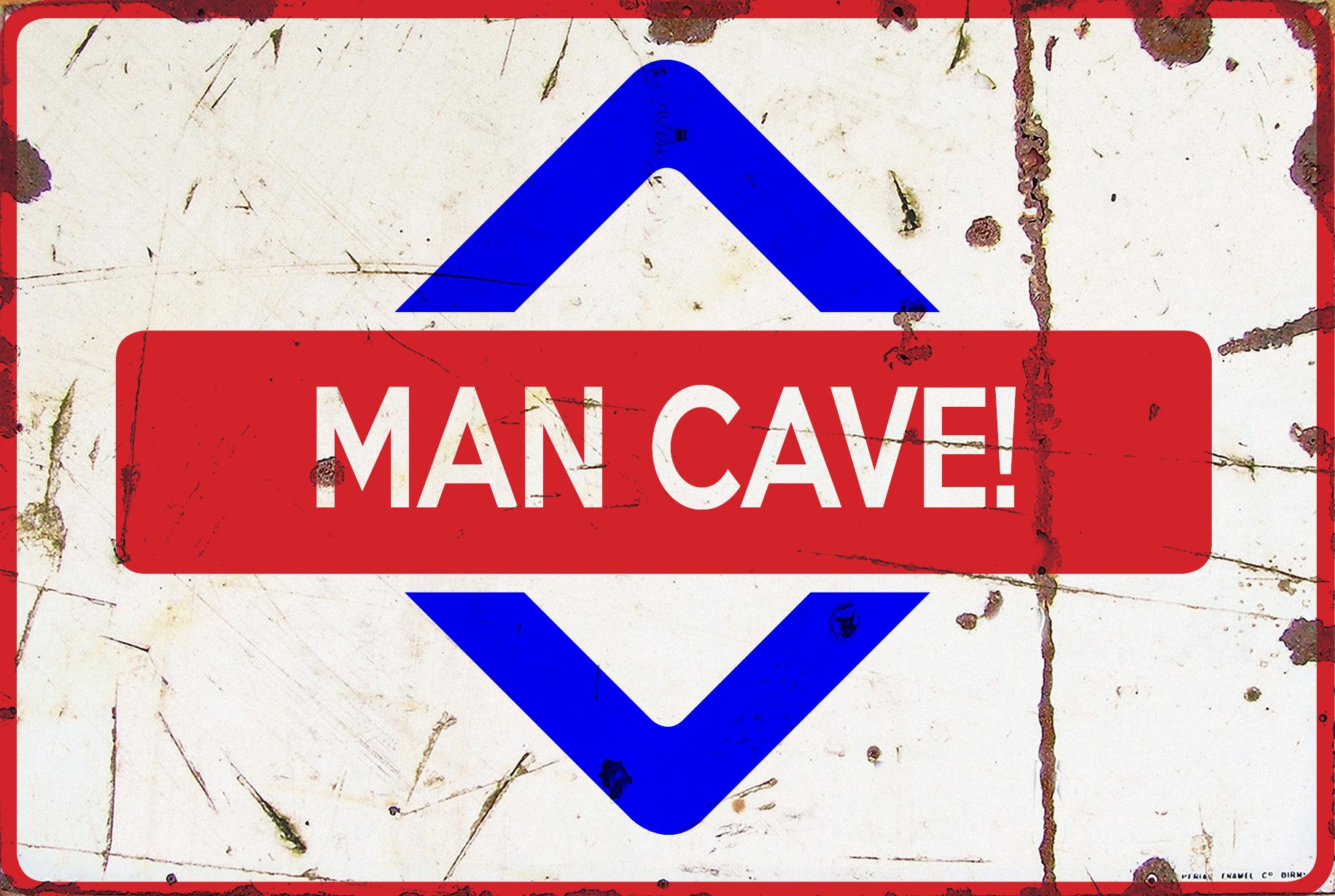 Mamble A4 Metal House Sign Aged