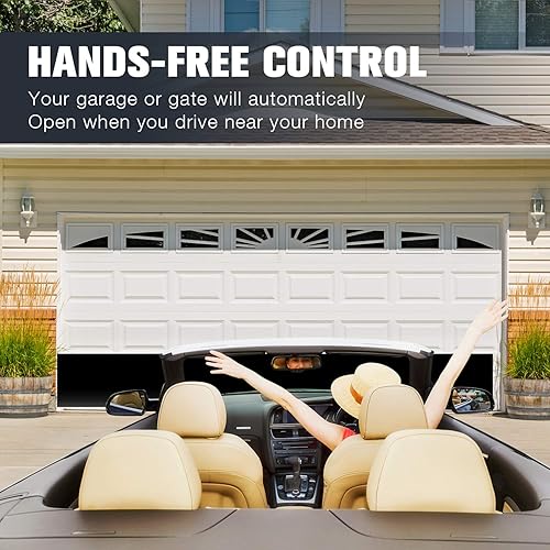 Miniatura 6 de AGSHOME Abridor de puerta de garaje inteligente Wi-Fi, control de aplicación, compatible con Alexa, Google Assistant, no necesita concentrador con