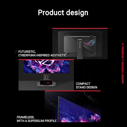 ASUS ROG Strix OLED XG27AQDMG Gaming Monitor 27-inch 1440p Glossy WOLED, 240Hz, 0.03ms, Custom heatsink, Anti-flicker, OLED Care, Uniform brightness, G-SYNC compatible, DisplayWidget Center - 6