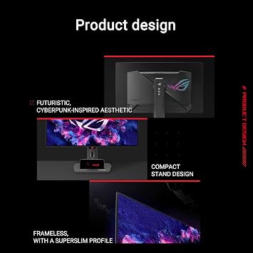 ASUS ROG Strix 27 1440P OLED Gaming Monitor (XG27AQDMG) - QHD, Glossy OLED, 240Hz, 0.03ms, Custom Heatsink, Anti-flicker,Uniform Brightness, G-SYNC Compatible, 99% DCI-P3, DisplayWidget,