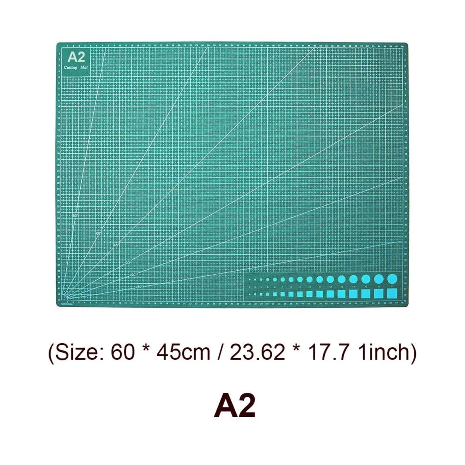 Almohadilla de corte A1 A2, tablero PVC autorreparable for costura, arte for estudiantes, bricolaje, papel, grabado, reparación, soldadura(A2(60x45CM))