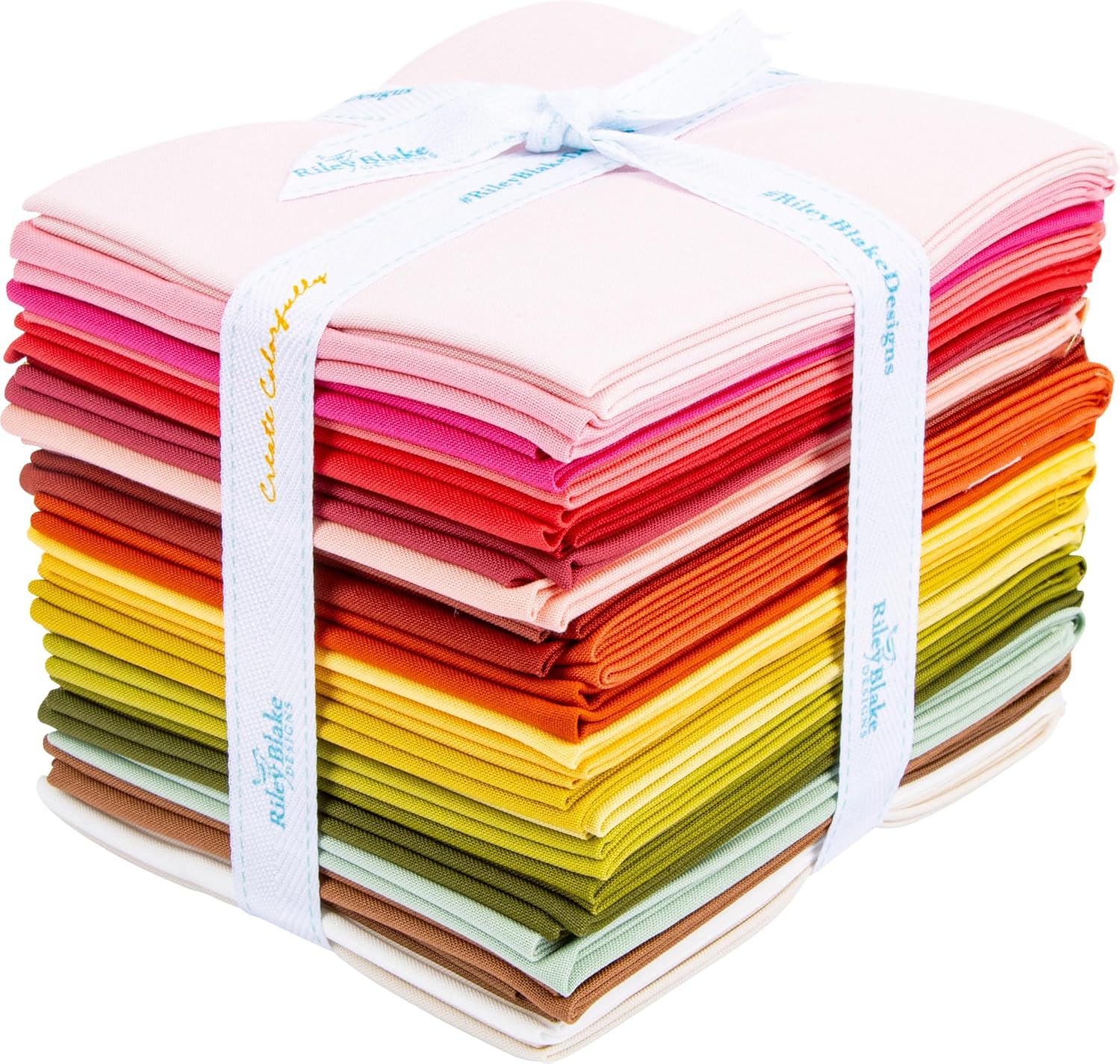 Confetti Cotton Solids Warm 24 Fat Quarters Riley Blake Designs FQ-WAR120-24
