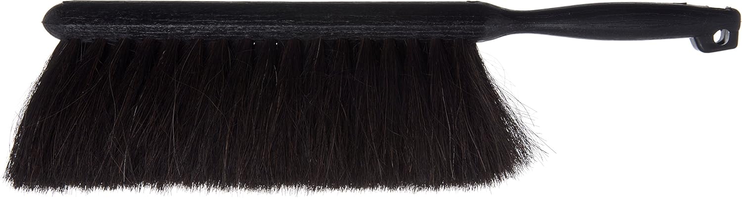 SPARTA Flo-Pac Counter Brush with Bristles Scrub Brush, Cleaning Brush with Long Lasting for Cleaning, 9 Inches, Black
