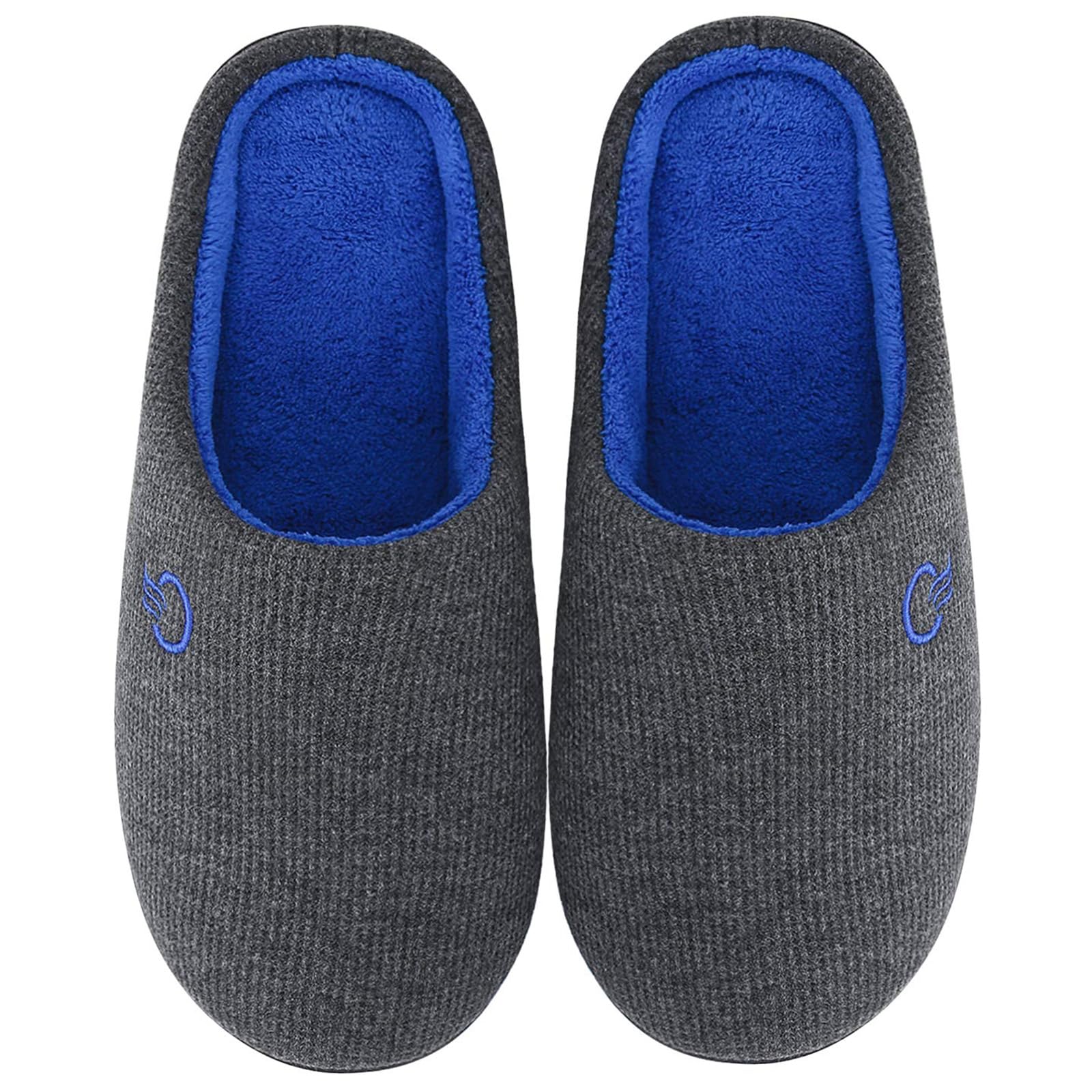 Mishansha Pantoufles Homme Chaussons Femme Hiver Chaud Taille 36-47 EU