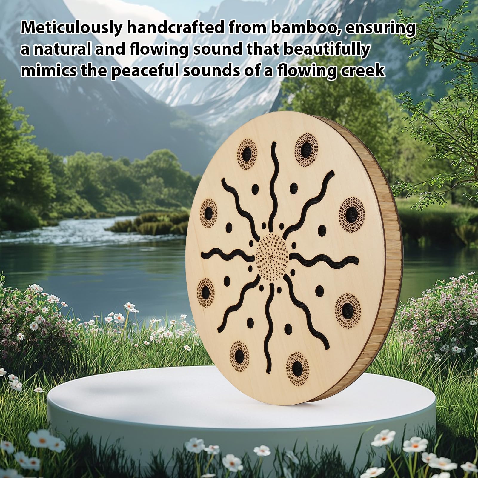 Ocean Drum Bamboo Percusion Instrument Terapia de Sonido Curación para Yoga