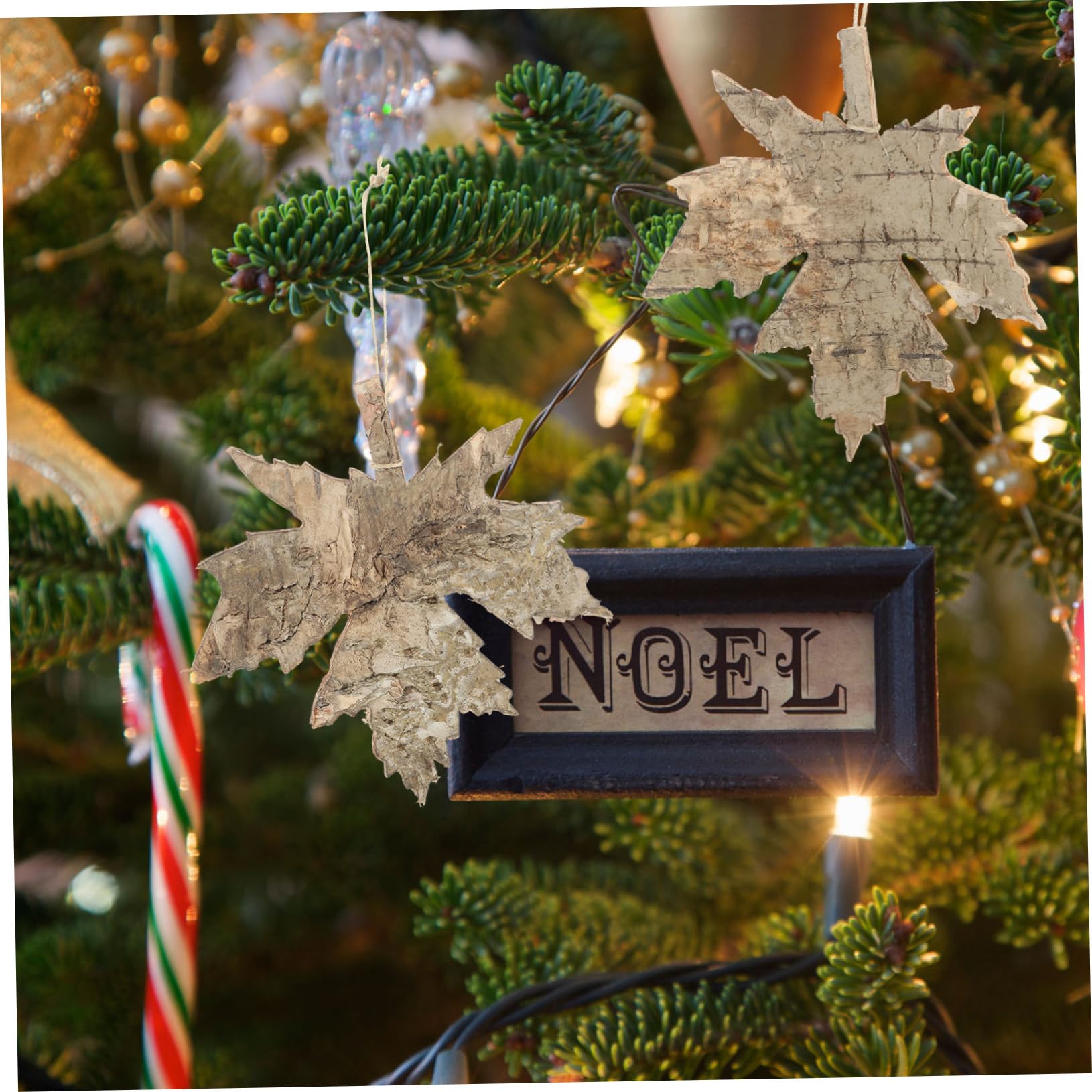 2 Juegos Decoración De Conos De Pino Christmas Tree Xmas Tree Decoración Colgante De De Nieve Adornos Navideños De De Nieve Adornos De Navidad Piñas 40 Uds * 2 Cabilock