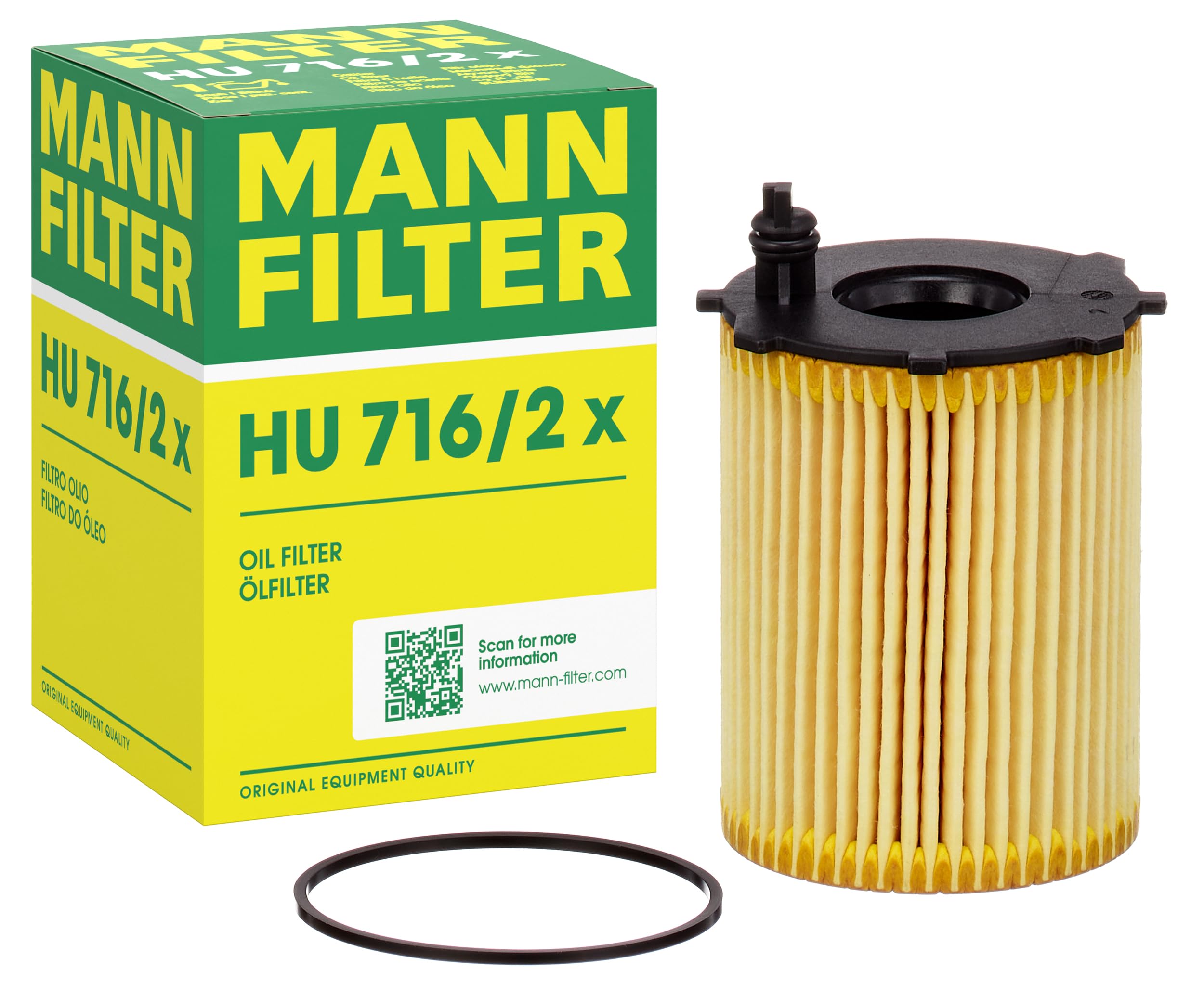 MANN-FILTER HU 716/2 x Oil Filter - CARS + TRANSPORTERS