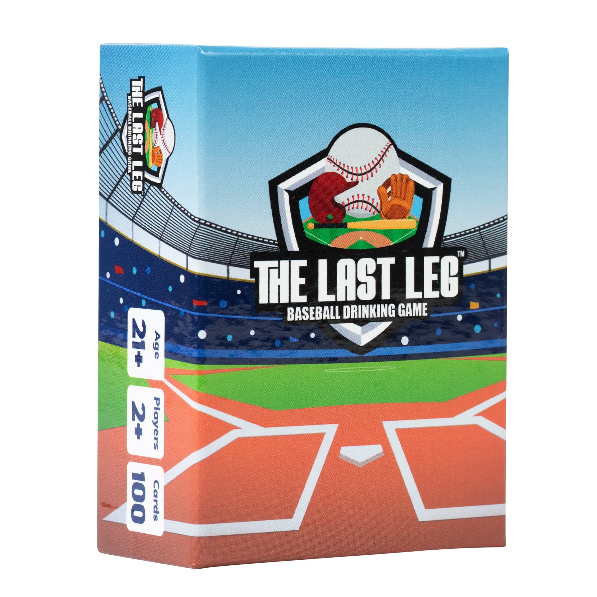 Beer Pressure The Last Leg - Baseball Drinking Game. Perfect for Game Days, Tailgates, Parties, and Pre Games.
