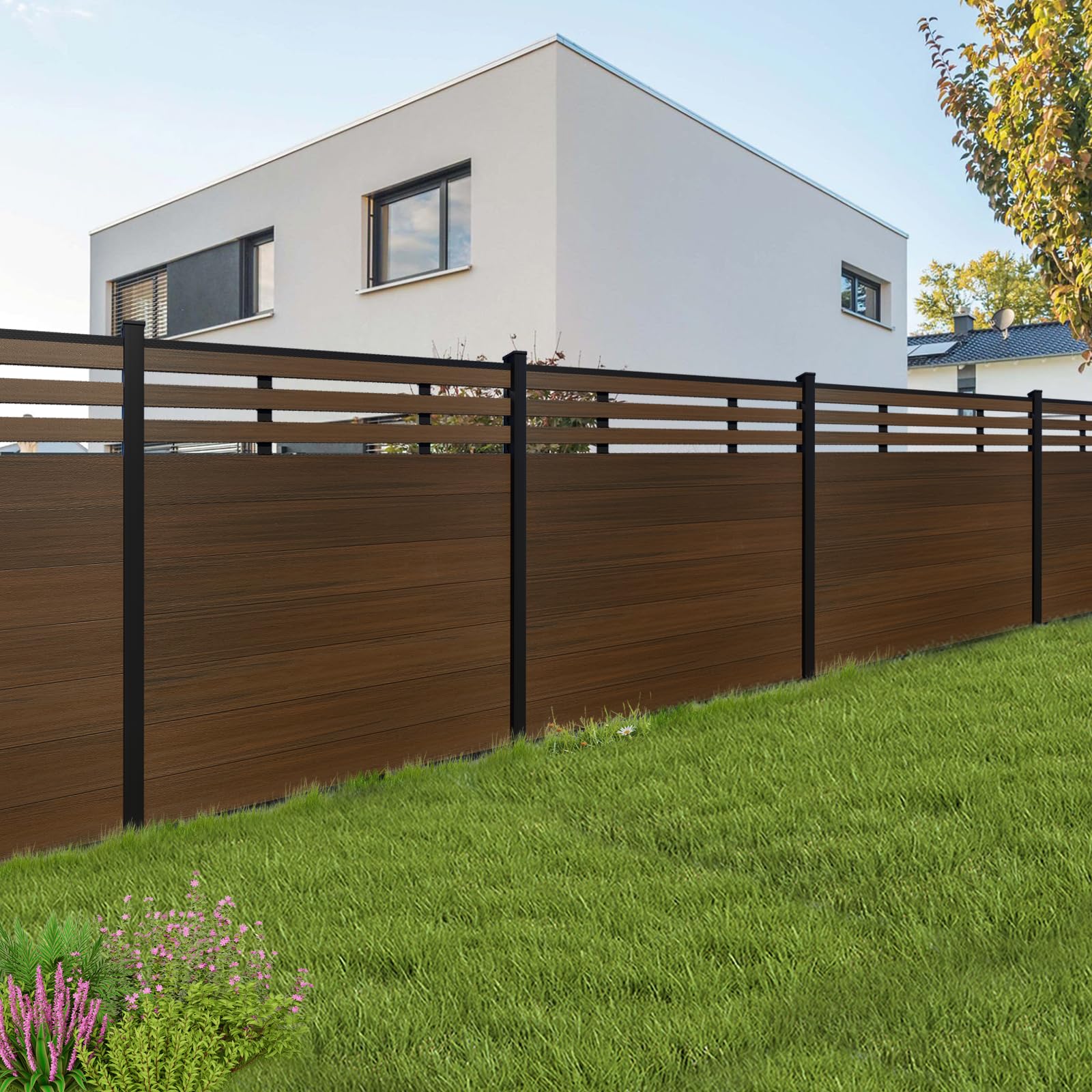 Amazon.com : Treslam 6 Feet×6 Feet Semi-Enclosed Privacy Fence