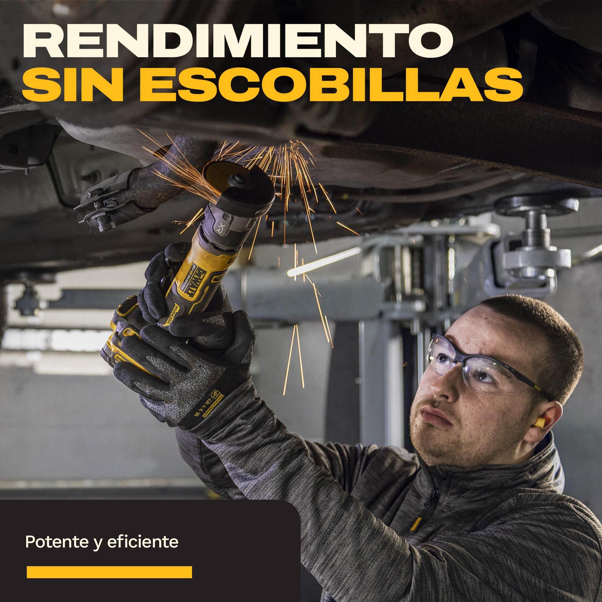 DEWALT Herramienta compacta de corte XR 18V sin escobillas de 76 mm para cortes rápidos y precisos, solo herramienta, DCG430N-XJ