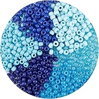 Vista 32 de Pony Bulk Beads - 1100 Pcs for Jewelry & Bracelets Making, Hair & Bracelet Beads (Dark Grey)