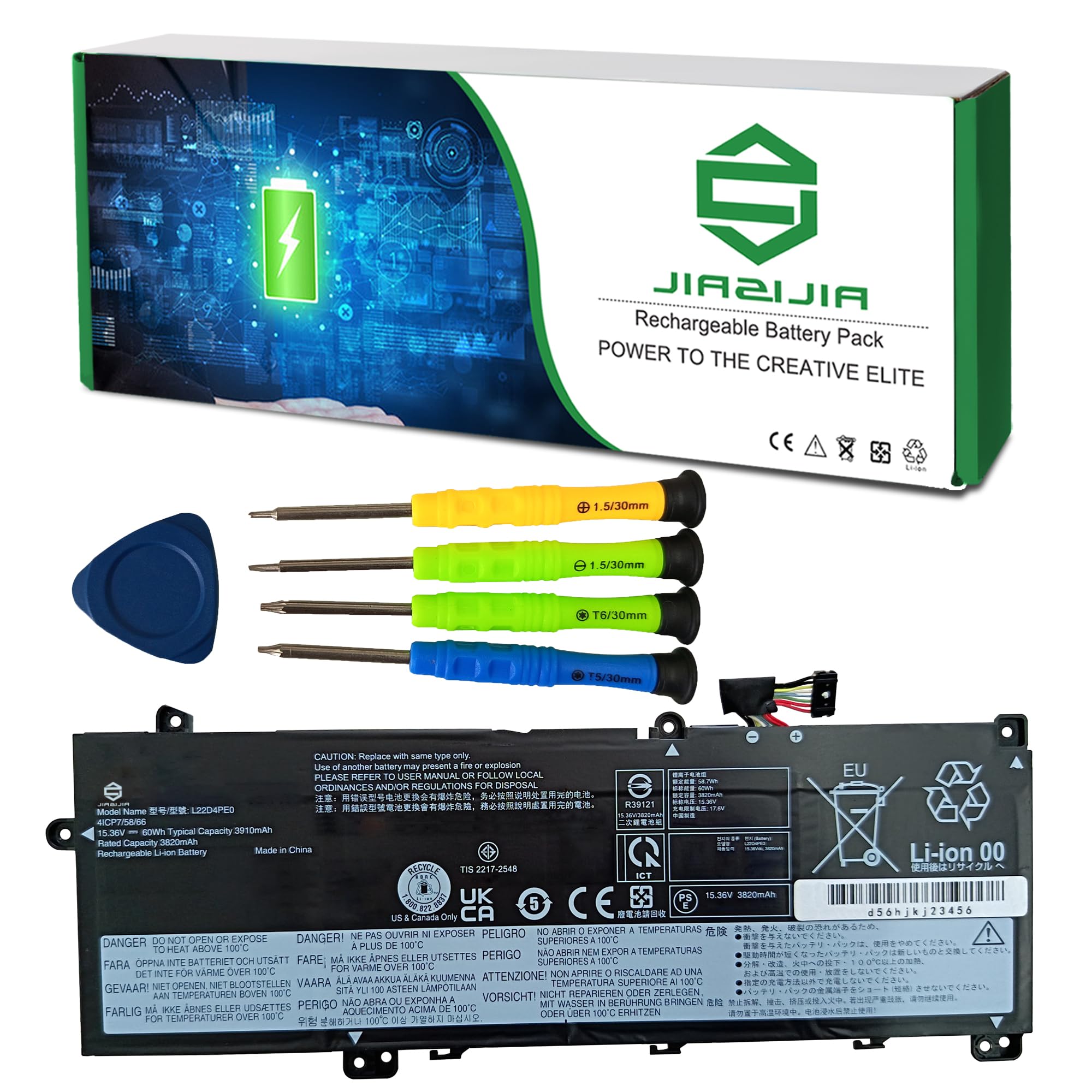 Amazon.com: JIAZIJIA L22D4PE0 Laptop Battery Replacement for