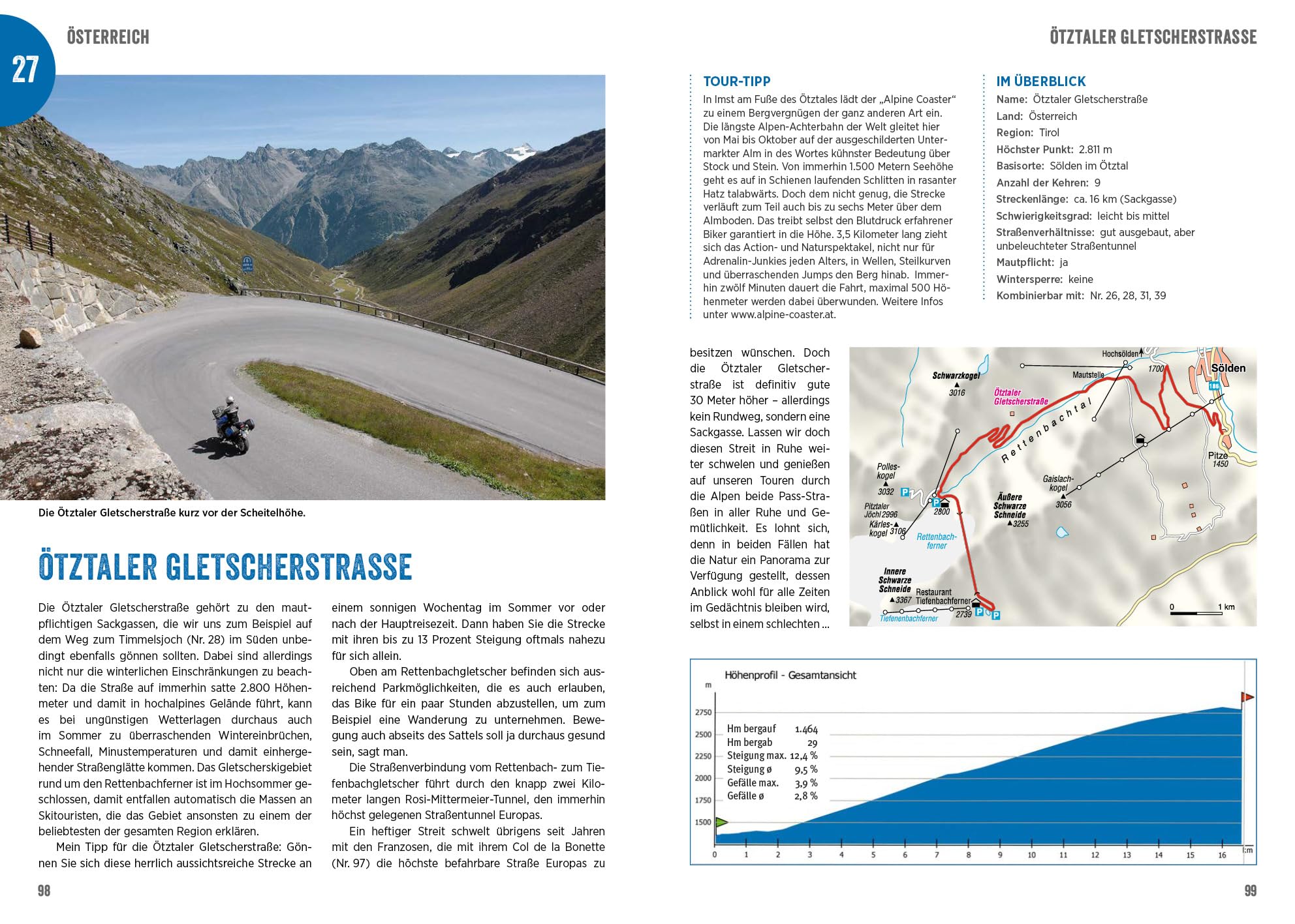 Motorradtouren Buch – 300 Alpenpässe mit dem Motorrad: Ultimative Kurvenstraßen in den Ost- und Westalpen. Einfache Reise-Planung dank Detailkarten und GPS-Daten zum Download.