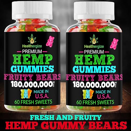 Miniatura 8 de Paquete de 2 gomitas de cáñamo de alta calidad, para dormir, calma, aceite de cáñamo Relax-Omega, comestibles naturales de alta potencia para
