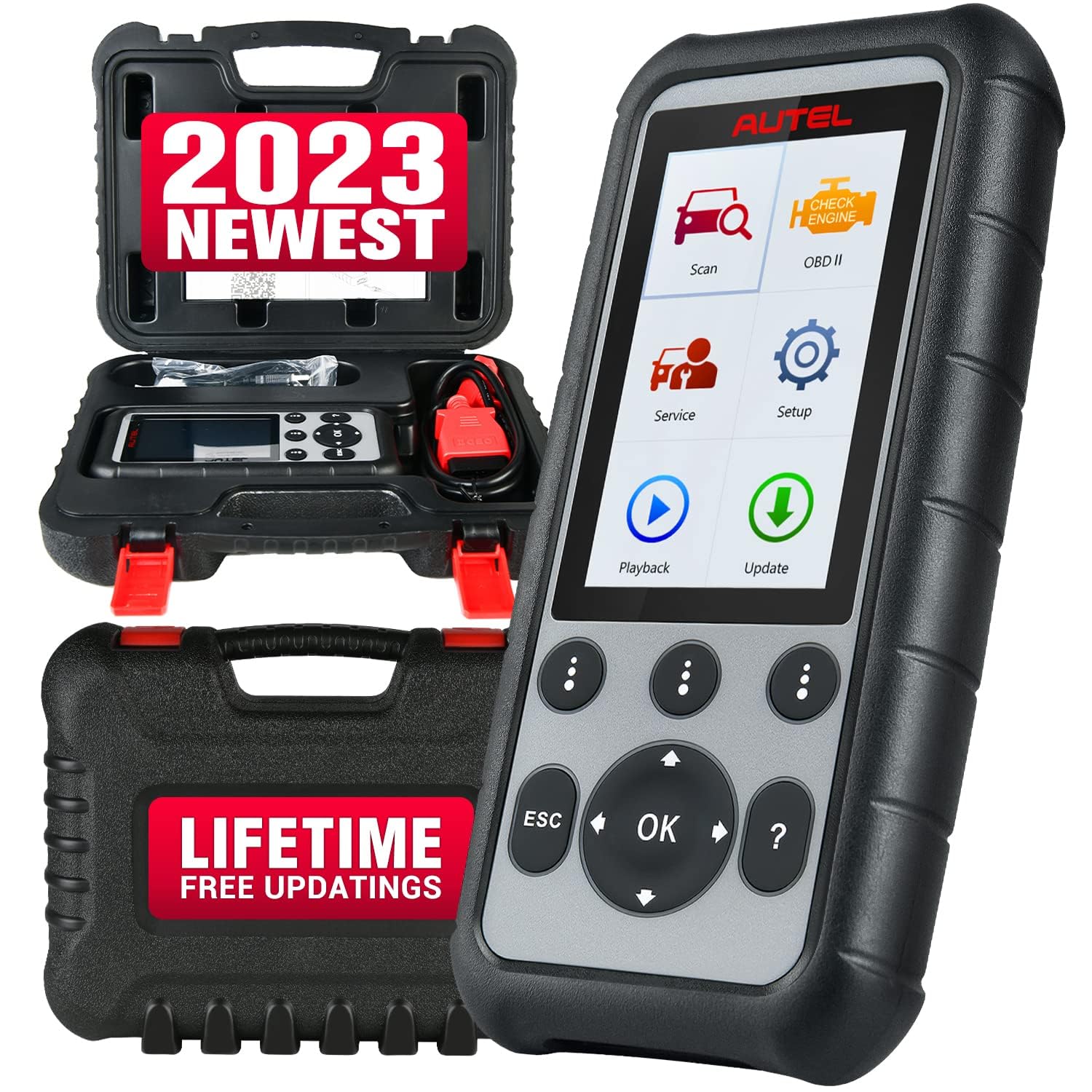 Buy Autel MaxiDiag MD806 OBD2 Scanner, 2023 ABS SRS Engine Transmission