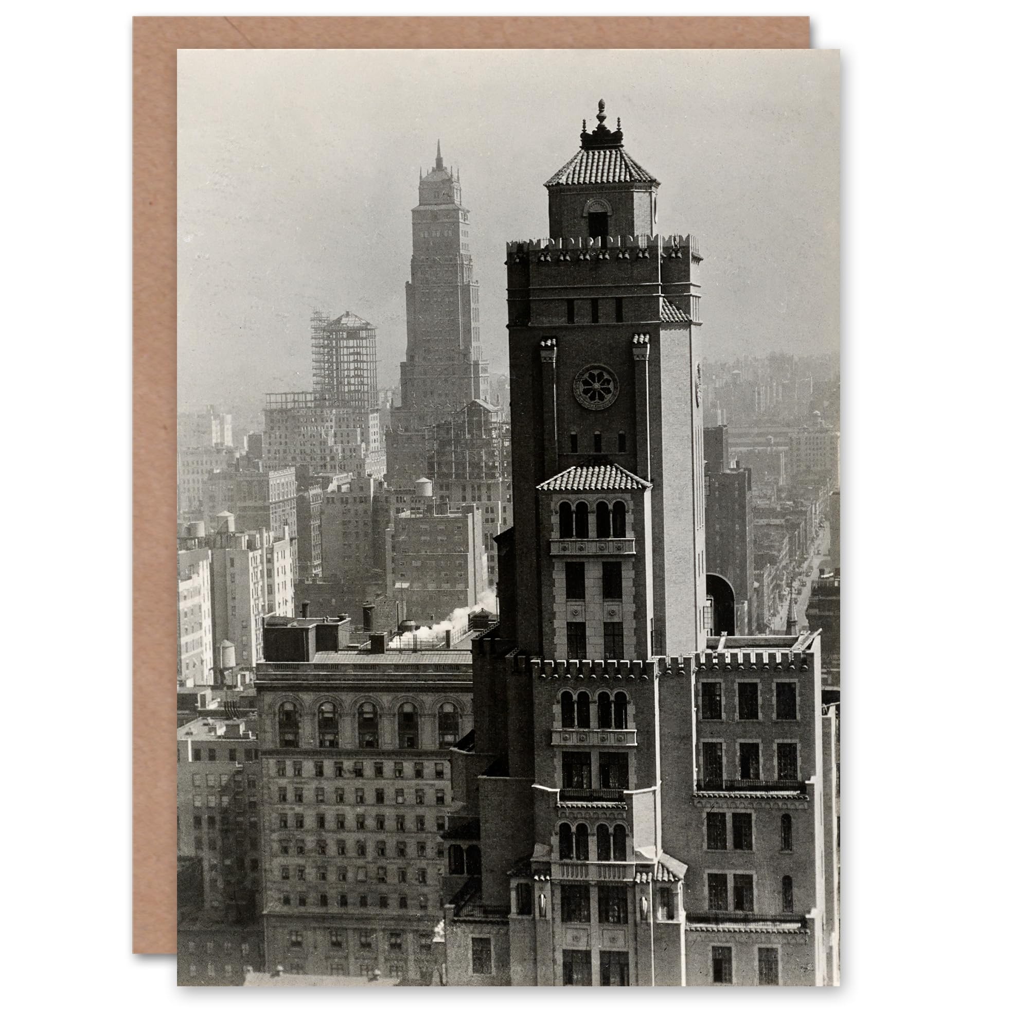 Artery8 Alfred Stieglitz Art Card New York City Cityscape Photograph