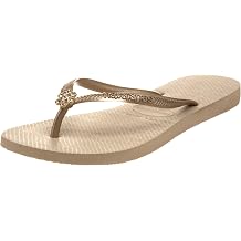 Havaianas Women's Slim Crystal Flower Flip Flop