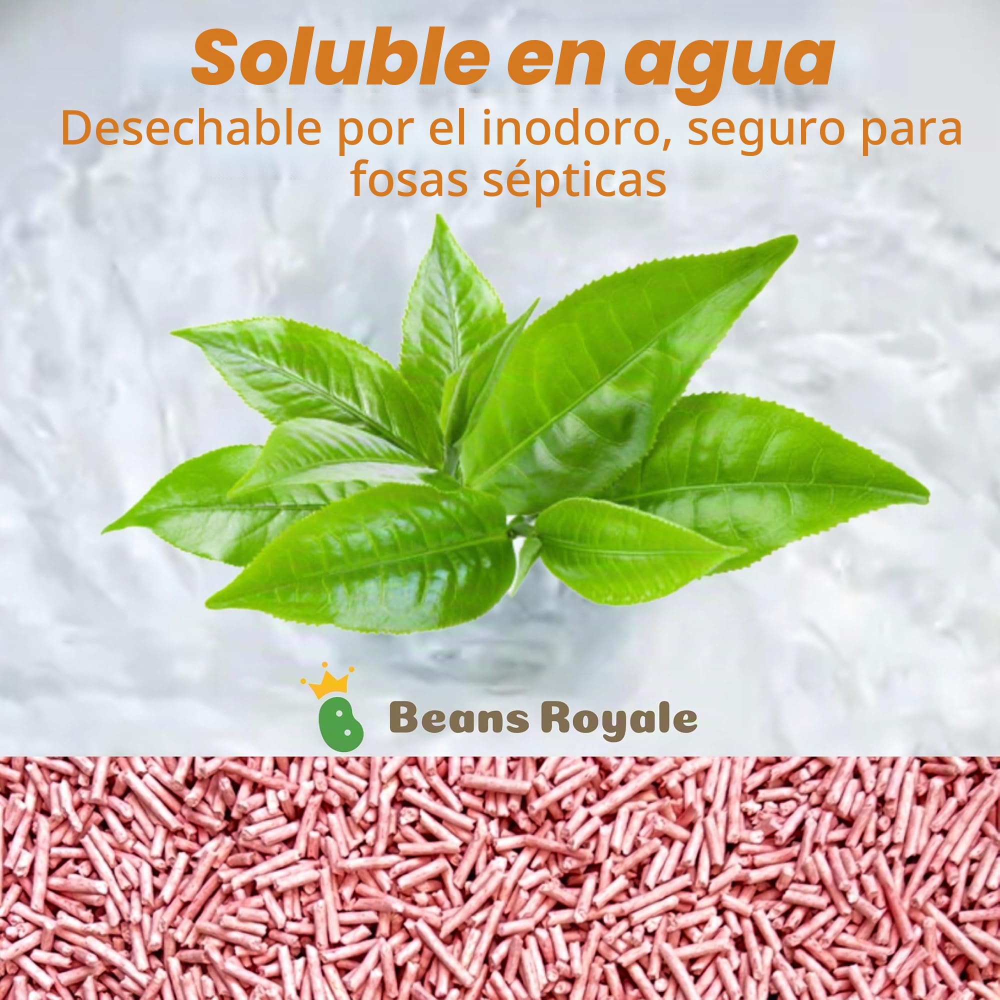 Paquete de 2 Piezas (6 L x 2) Arena para Gatos de Tofu, Arena aglutinante para Gatos, desechable, Fibra de Guisante, sin Polvo, Control de olores, bajo Seguimiento, Ligera