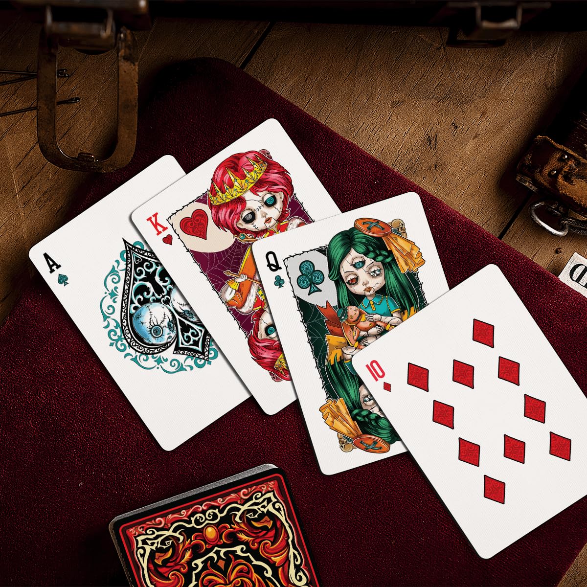 Amazon.co.jp: 99FOX 不気味な人形 トランプ 大人 友人 家族 ゲーム