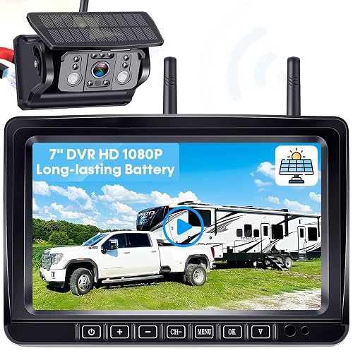 Wkzay Magnetic RV Backup Camera Wireless