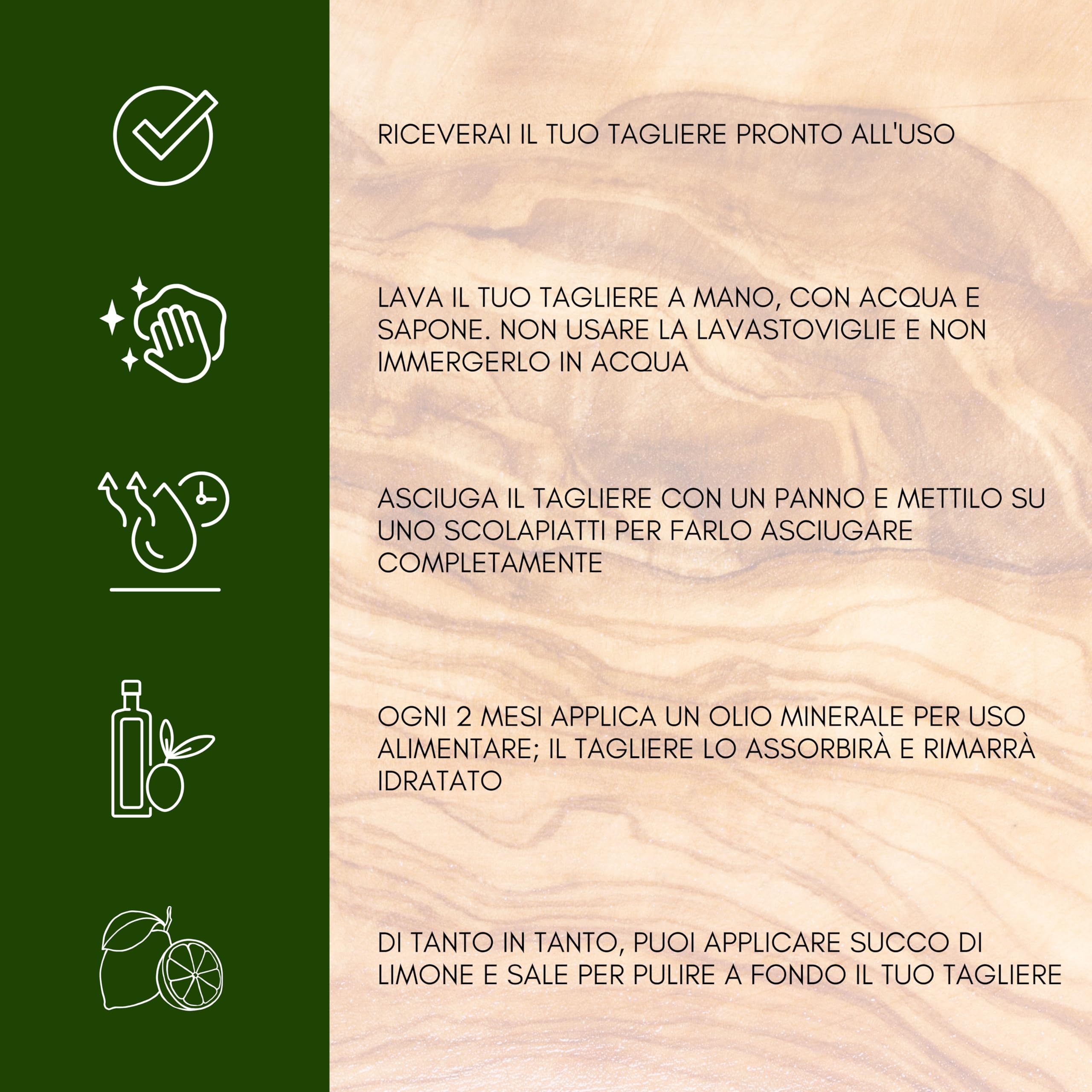 Erreke Tagliere da Cucina in Legno di Teak Naturale, 39x25x1,8 cm, Reversibile con Scanalature Aperte per Pane e Succhi, Tagliere Legno Cucina