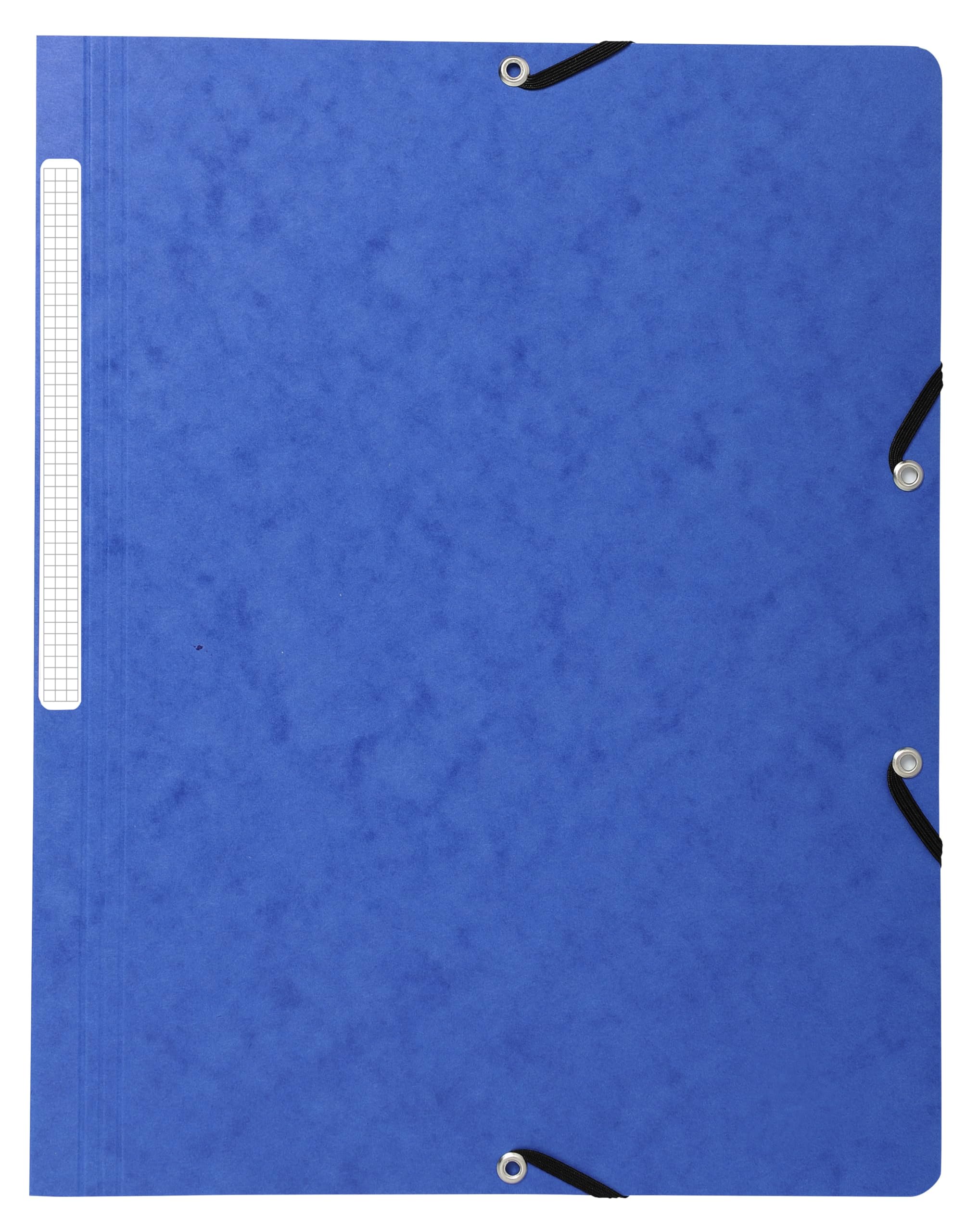 Exacompta 55412E - Pack de 10 carpetas con goma, color azul