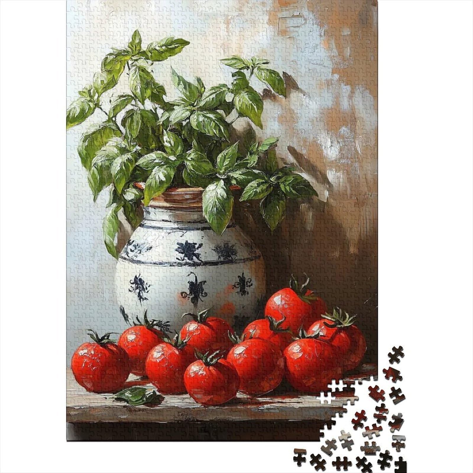 Tomato Potted Plant 1000pc puzzle adult puzzle wall art stress relief