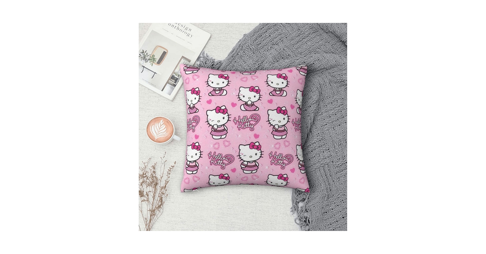 クッションカバー @Kitty Amazon.co.jp: ハローキティ クッションカバー 座布団カバー 背