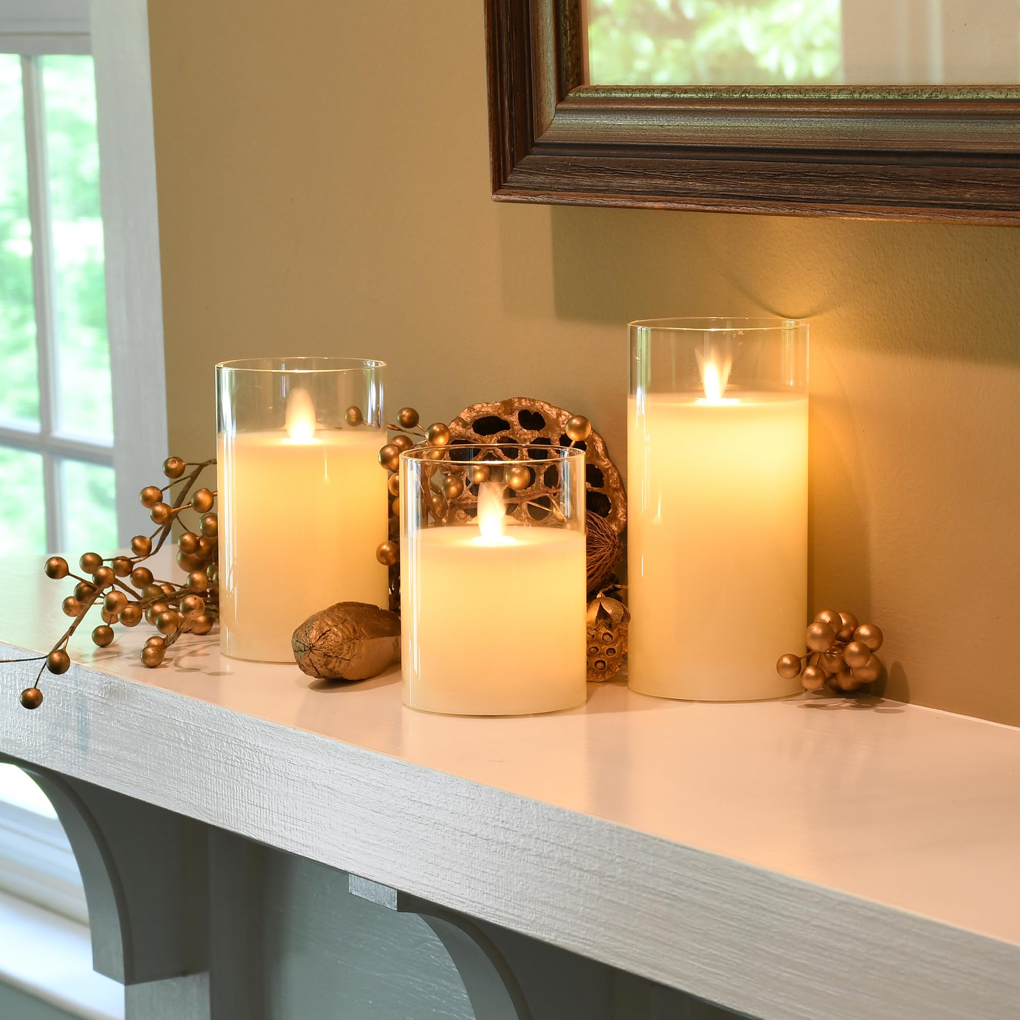 wedding venue flame policy enforcement LED candles hurricane glass