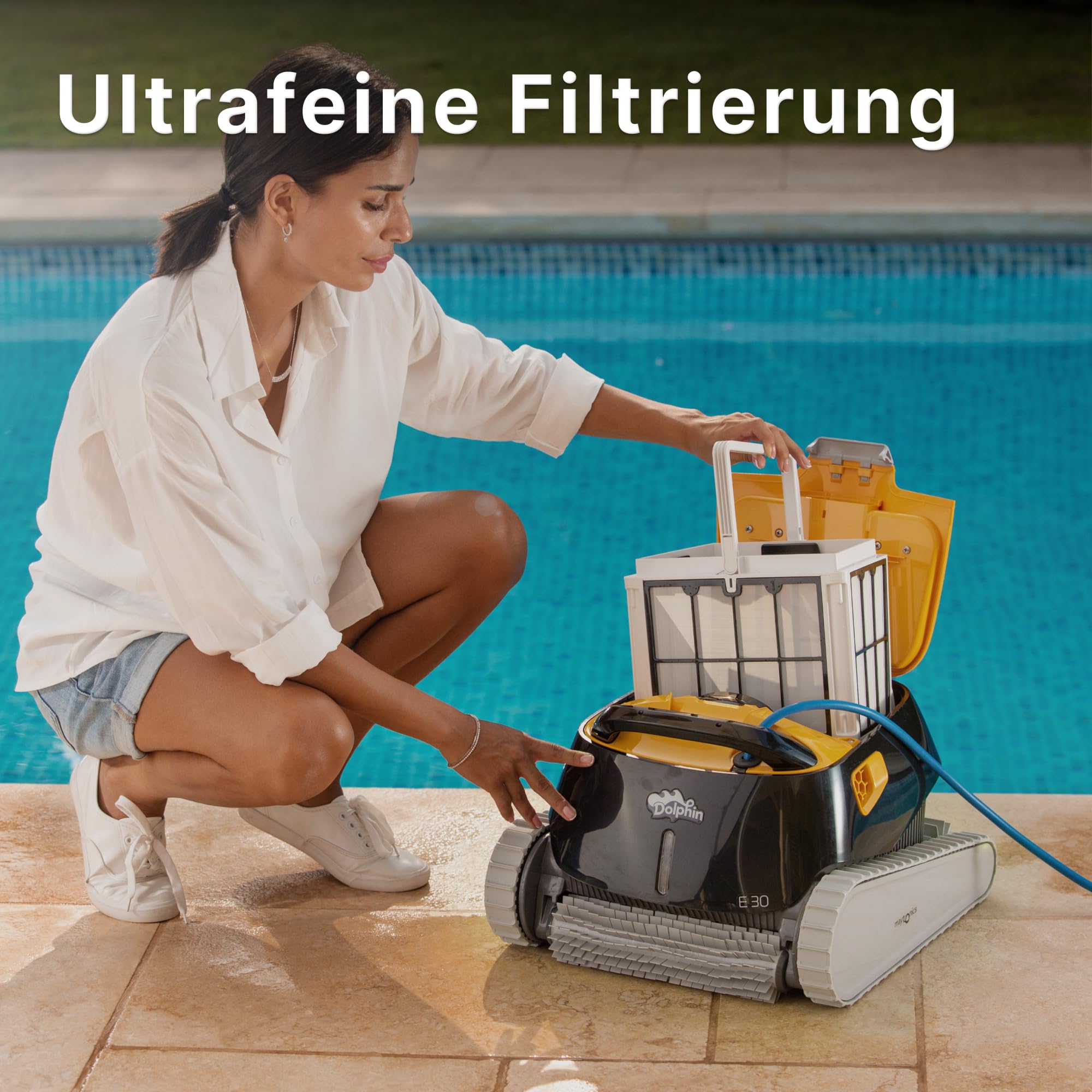 Dolphin E30 - Top Poolroboter Modell Für Becken Bis Zu 12 Meter