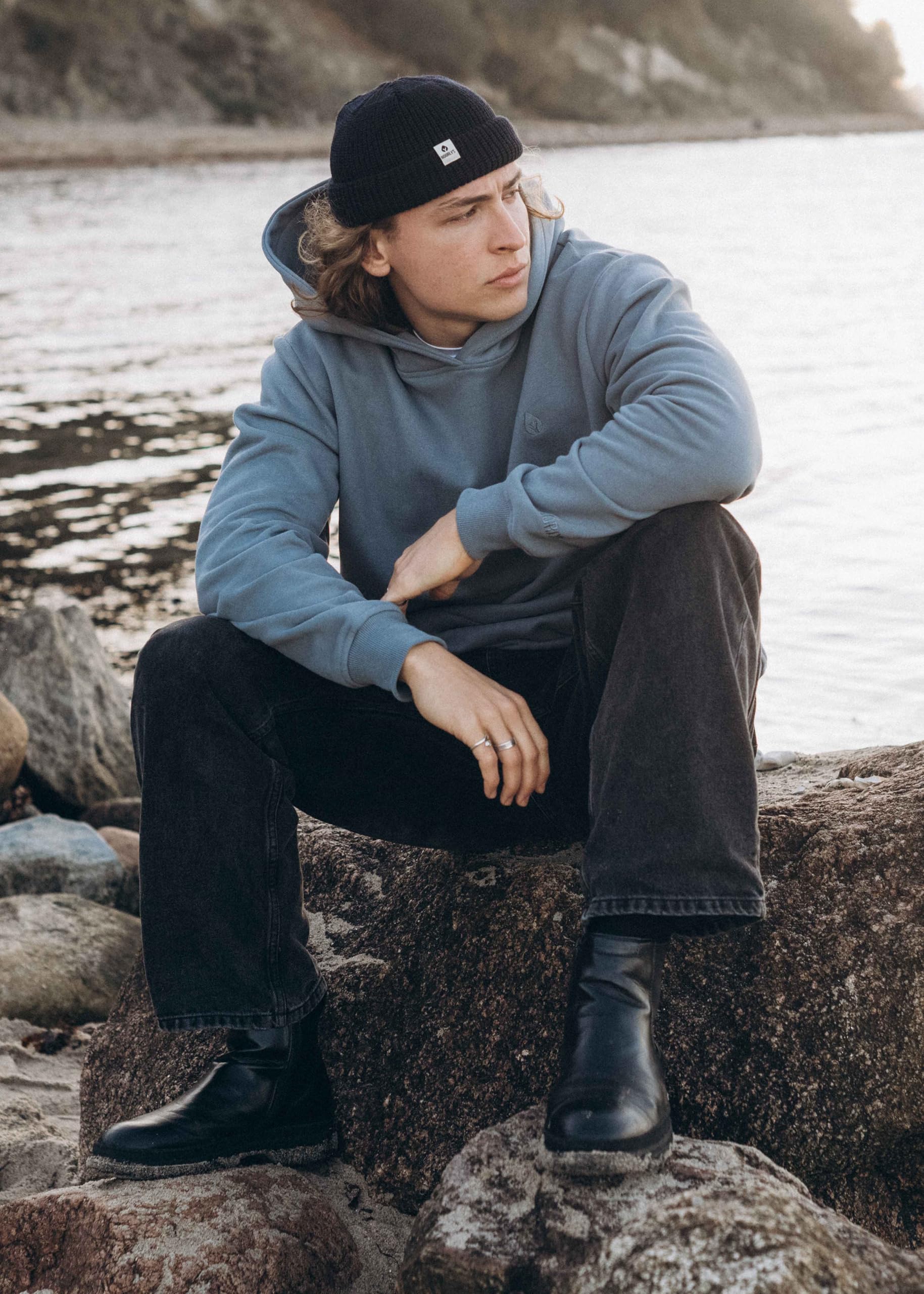 NOORLYS MIKA Hoodie Herren & Damen Pullover aus 100% Baumwolle - Kapuzen-Pullover Herren Hoodie Damen Sweatshirt Pulli Hoody Hoodies Kapuzenpullover