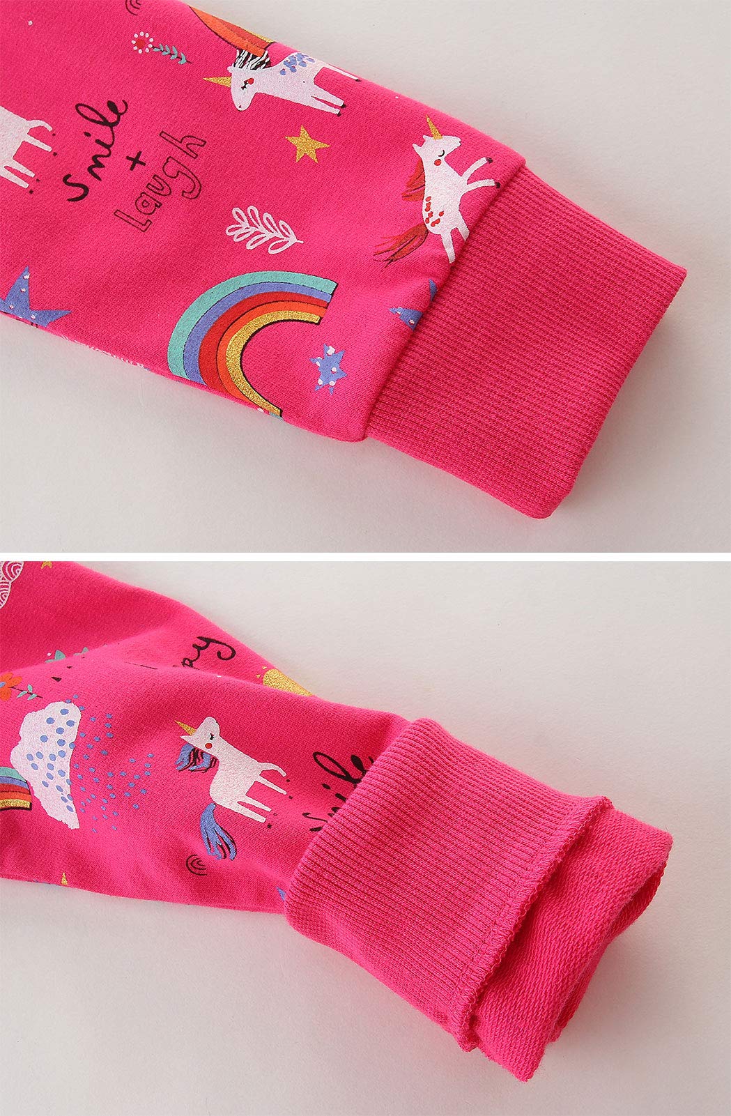TEDD Sudaderas Niña Unicornio Camiseta Manga Larga 100% Algodón Jersey sin Capucha para Nina 1-12 años — view 6