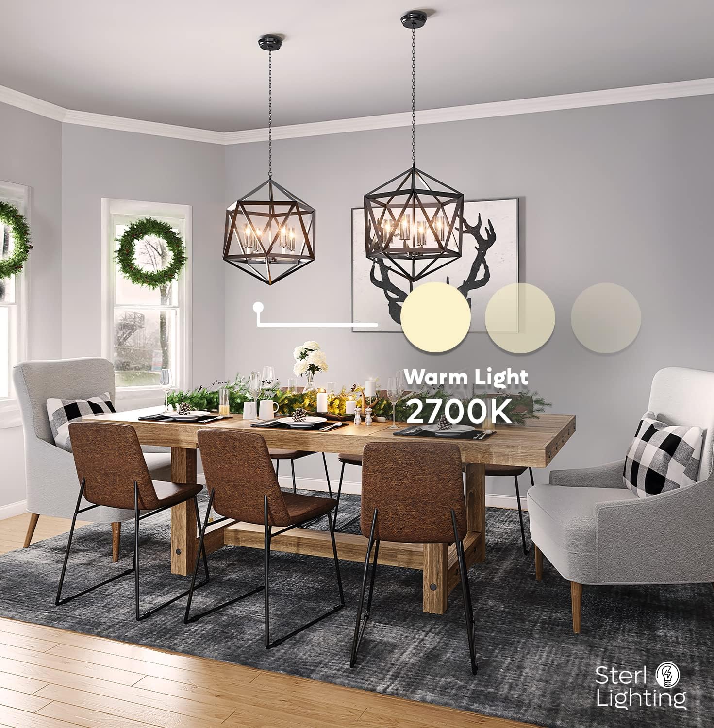 Sterl Lighting - 10 Pack, T4 Halogen Light Bulbs, 60W, 120V, 1.69In, 850Lm, 2700K Warm White, Clear, G9 Bi-Pin Base for Track Lighting, Replacement for Chandelier, Under Kitchen Cabinets, Worktops
