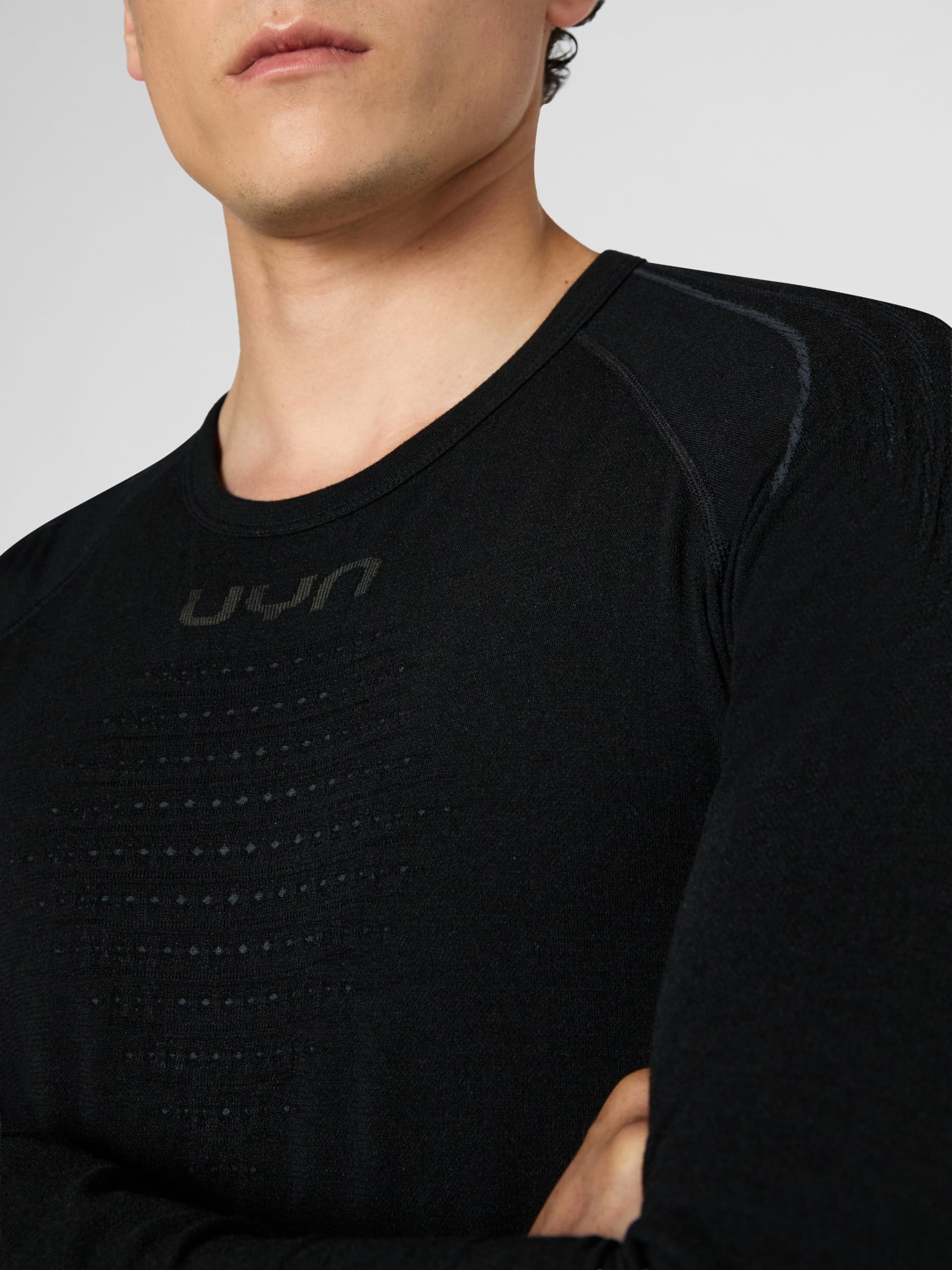 UYN Koszulka Henley Mężczyźni Maglia Termica Evolutyon Biotech