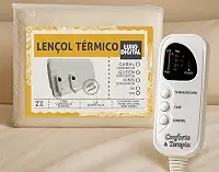 Lençol Térmico Digital 110V Luxo, 5 Temperaturas, Timer, Queen