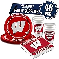 Vista 29 de UTSA Roadrunners Party Supplies - Juego de 48 piezas con licencia oficial: vasos de plástico para bebidas de 16 onzas, platos de papel de 9