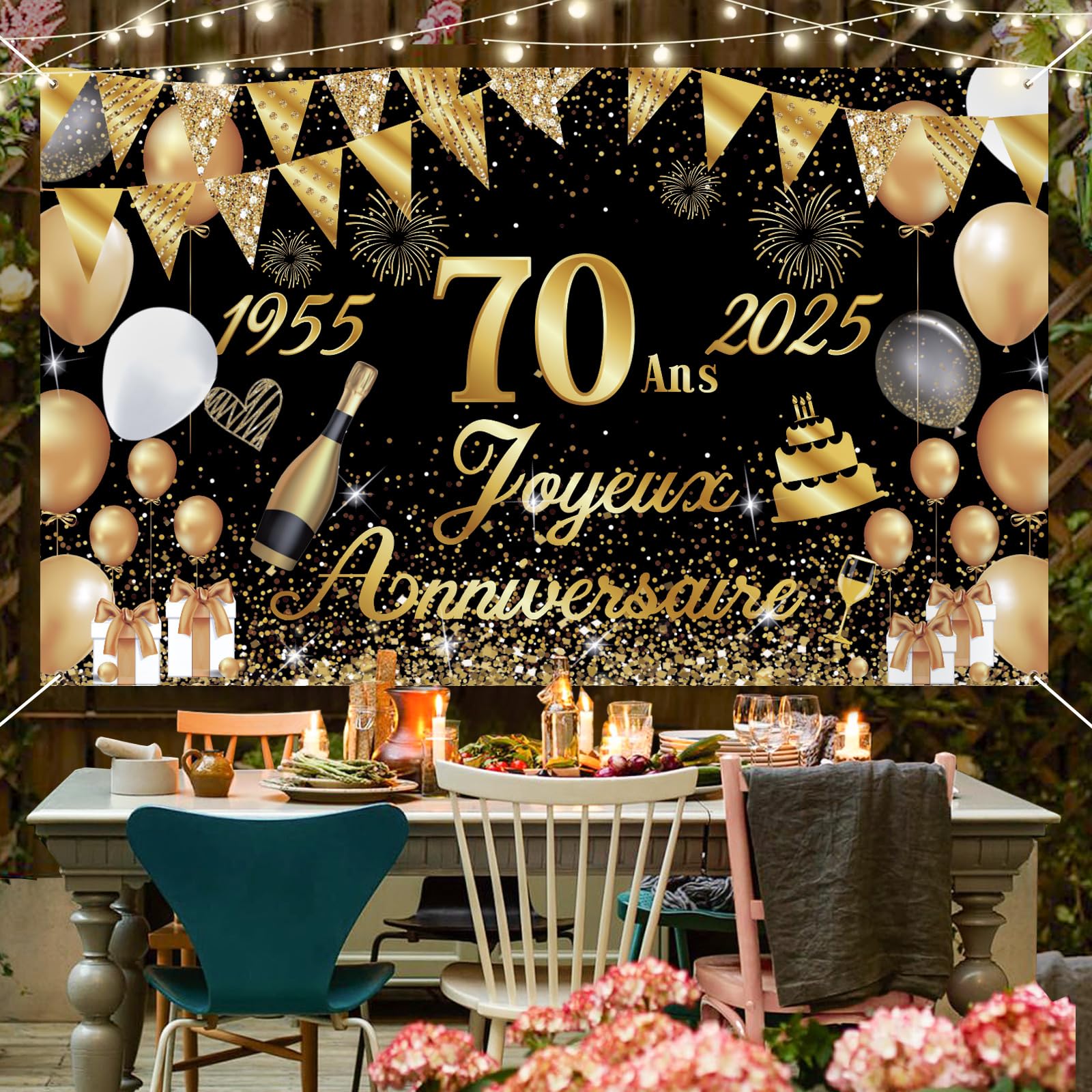 50. Geburtstag Banner, 50 Jahr Geburtstag Deko Tür Hintergrund Für