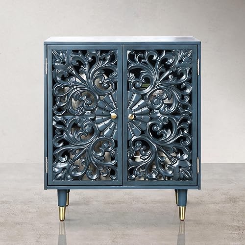 Uolfin Accent, almacenamiento de aparador, gabinete de 2 puertas, 30 pulgadas de largo x 17.5 pulgadas de profundidad x 35.5 pulgadas de alto