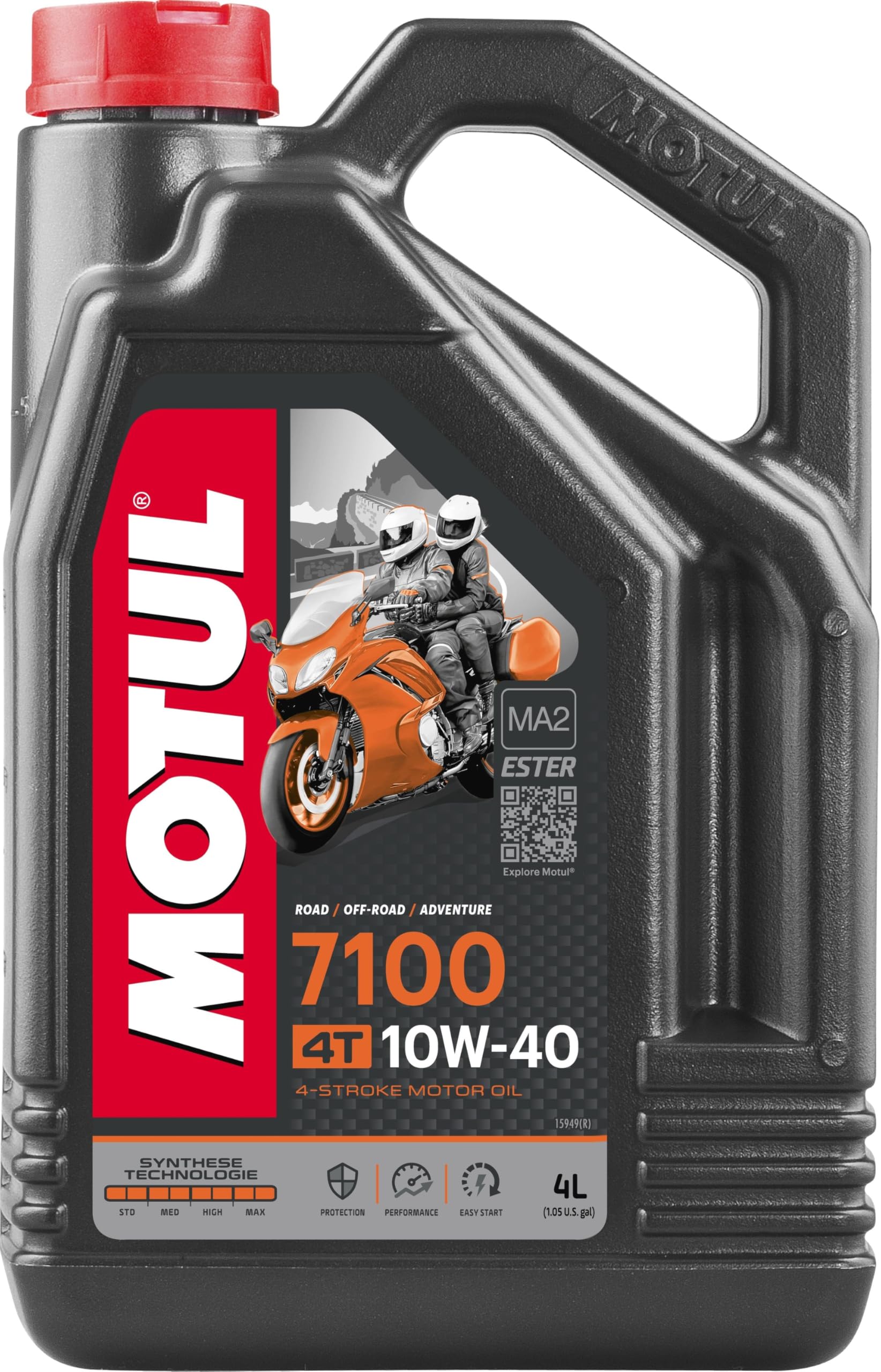 Olio motore Motul 7100 10W40 LT. 4