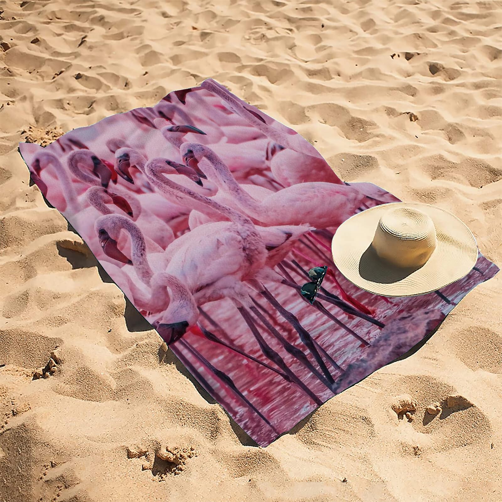 Serviette De Bain Summer Square XXL Serviette De Plage Noir Blanc Rêves